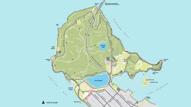 Stanley Park Map