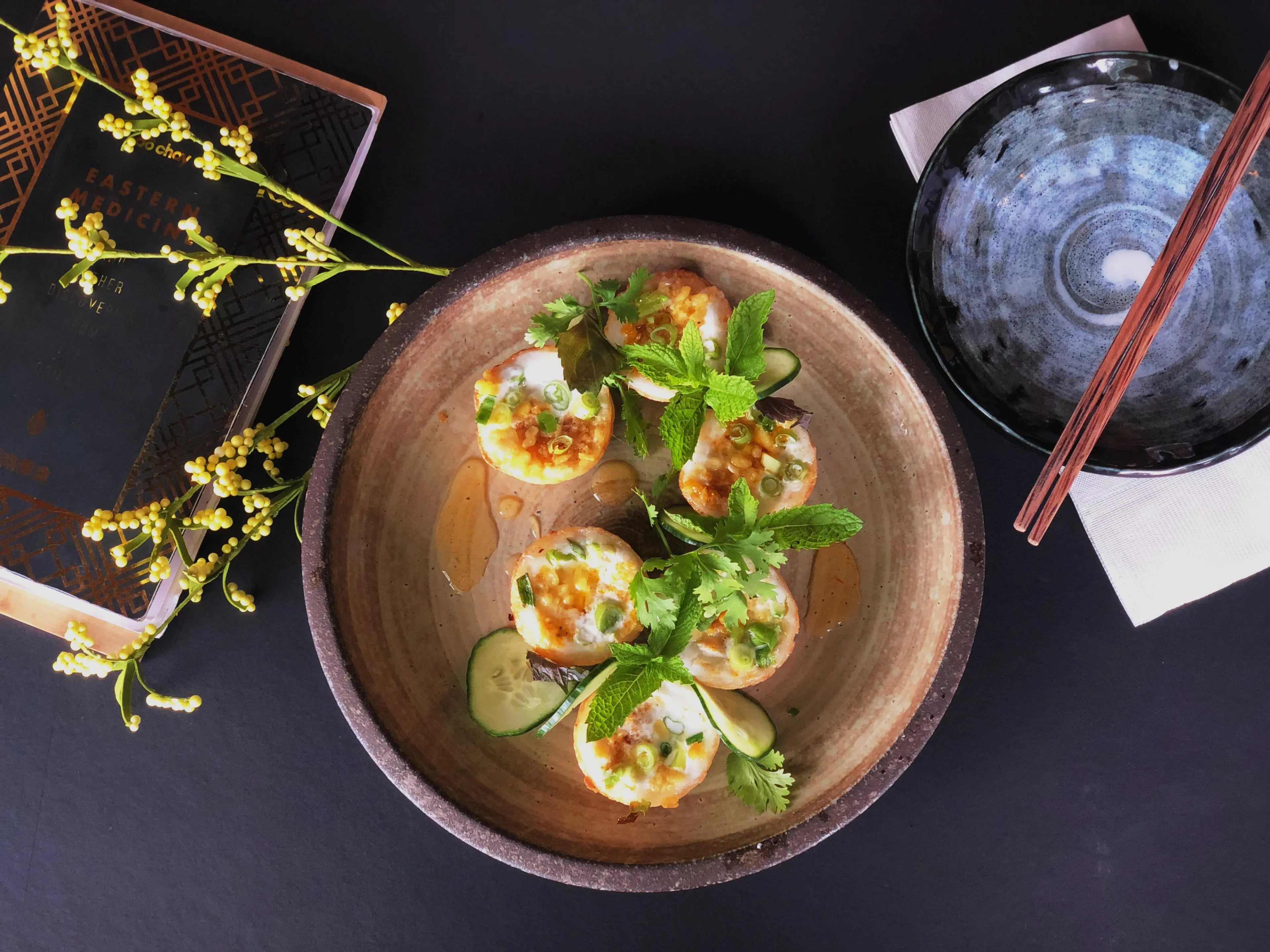 Coconut rice cakes at Do Chay