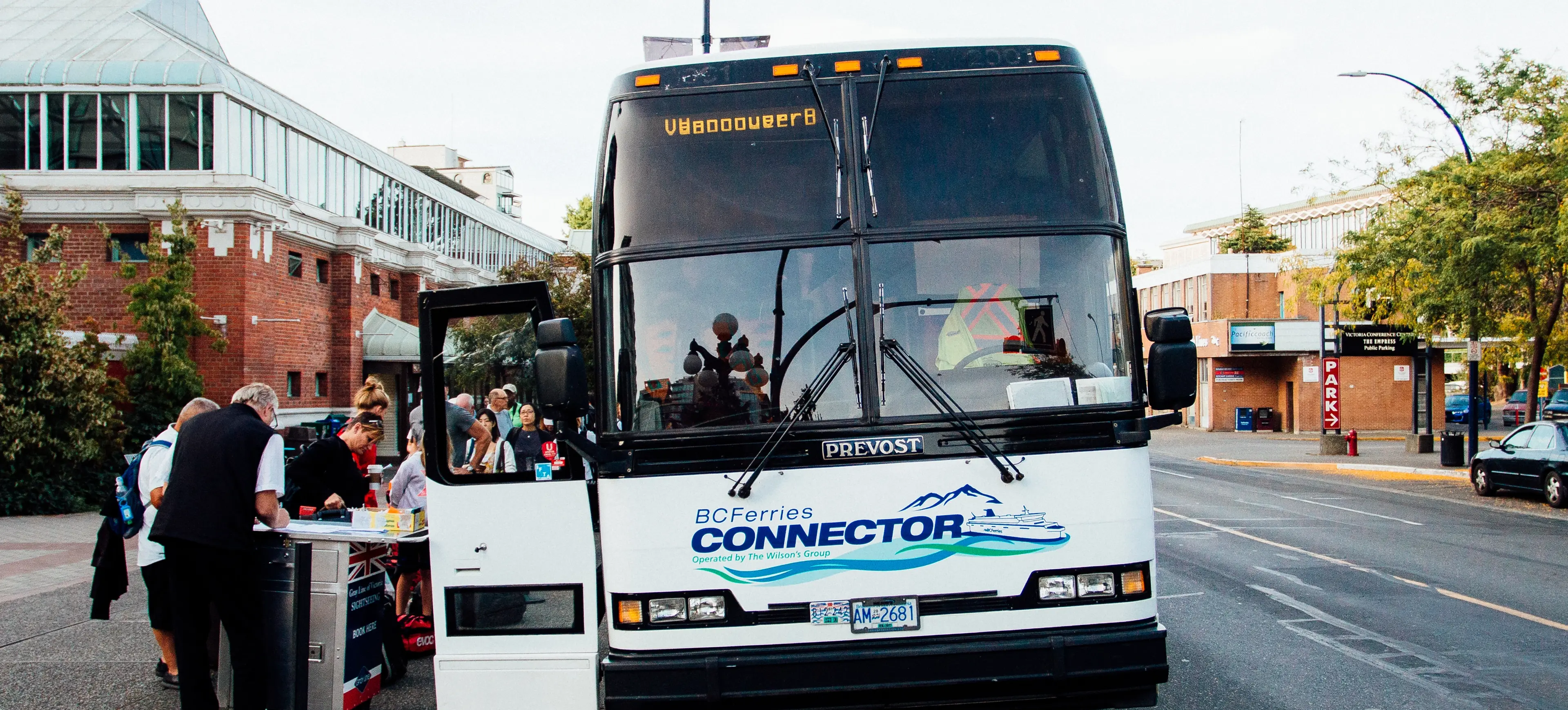 BC Ferries Connector Bus Front