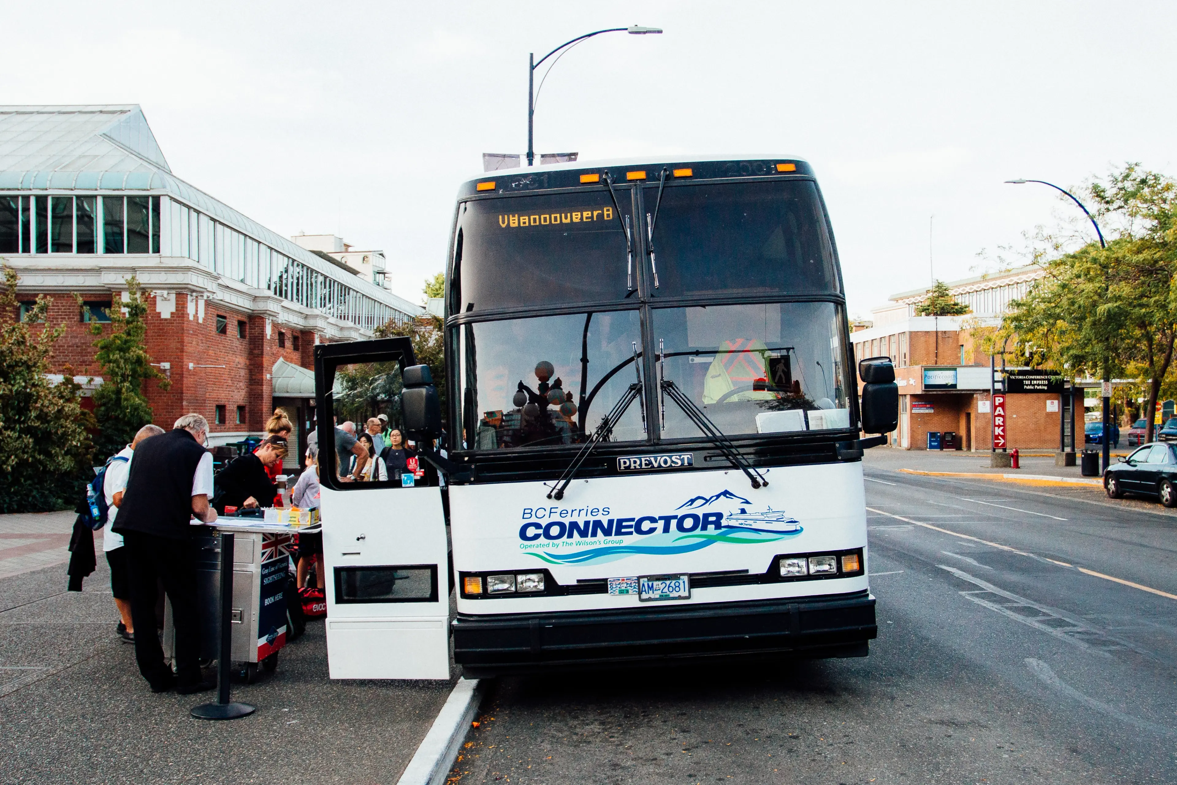 BC Ferries Connector Bus Front