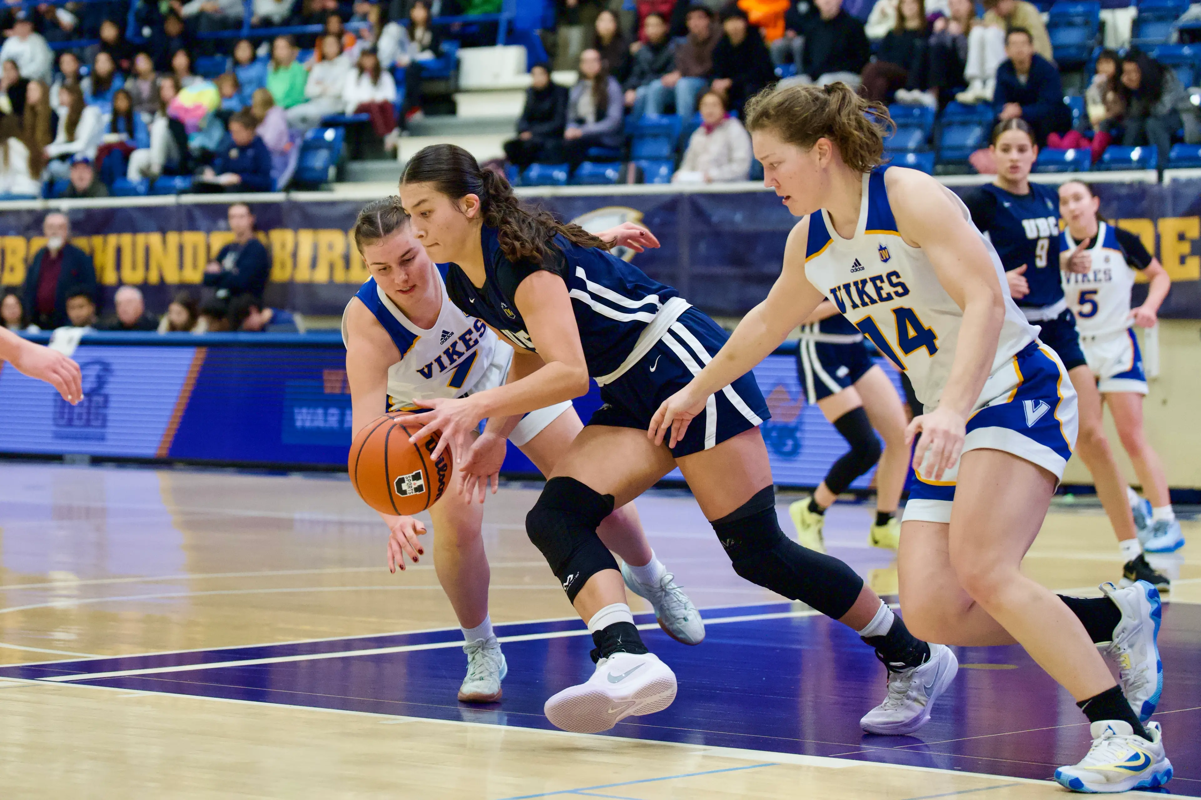 Women's university basketball teams compete at UBC