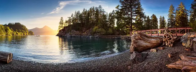 Shoreline at Porteau Cove Provincial Park