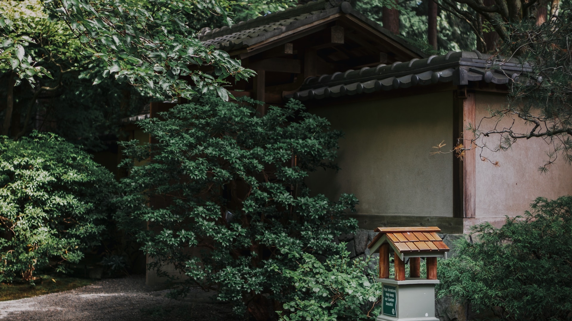 The tea house at Nitobe Memorial Garden at UBC in Vancouver