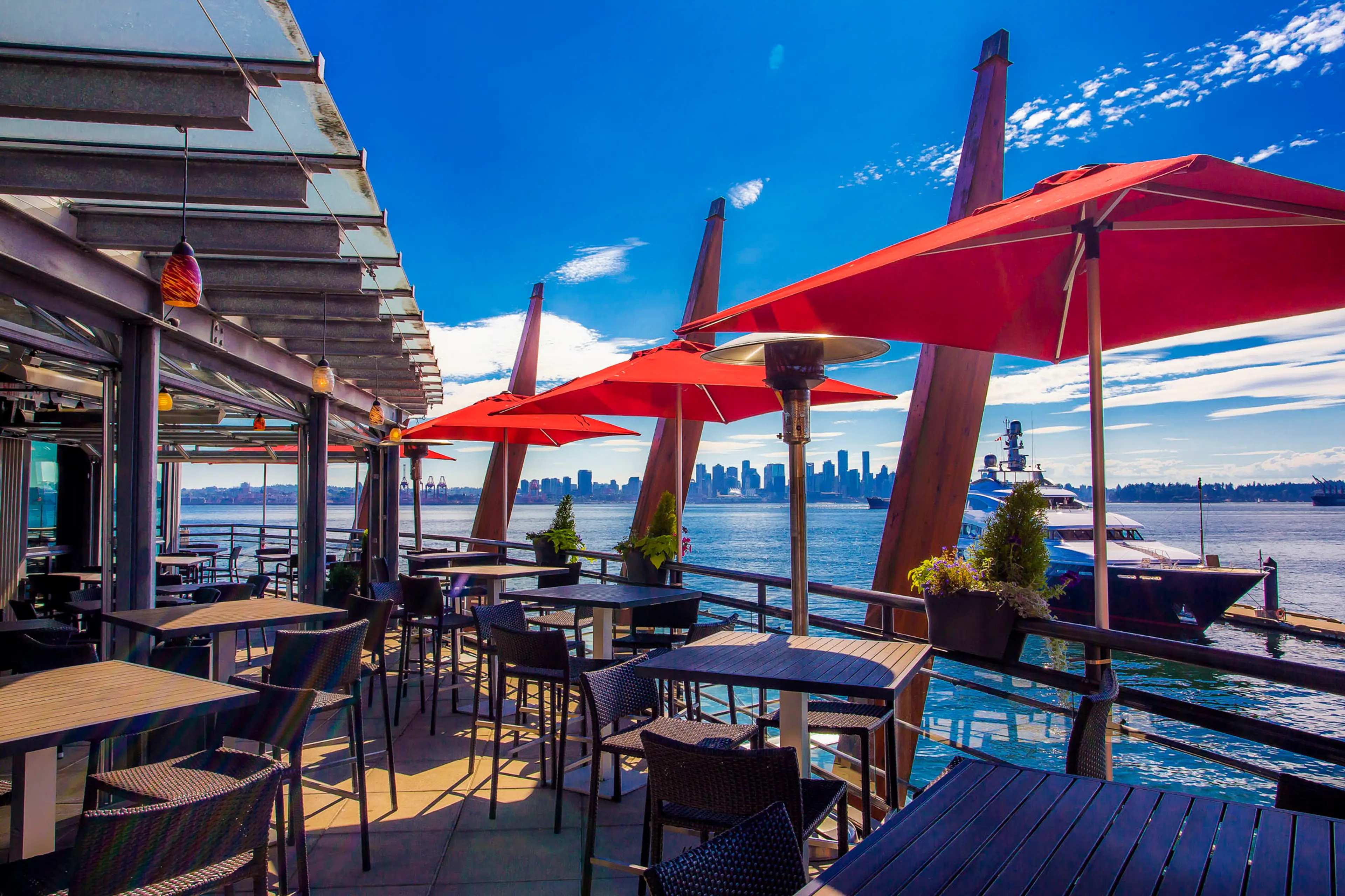 Patio at Pier 7 Restaurant + Bar
