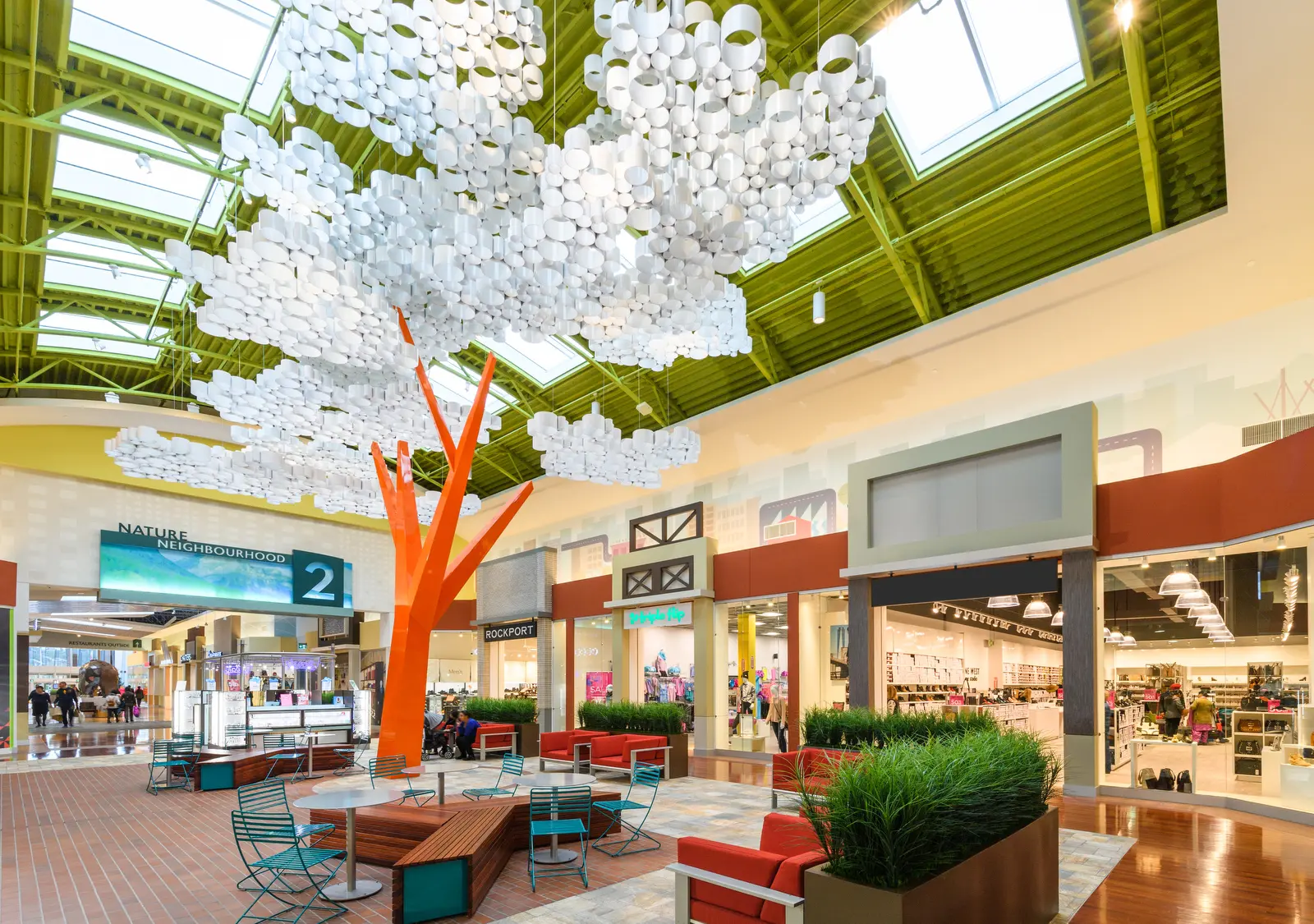 Interior image of the Tsawwassen Mills mall