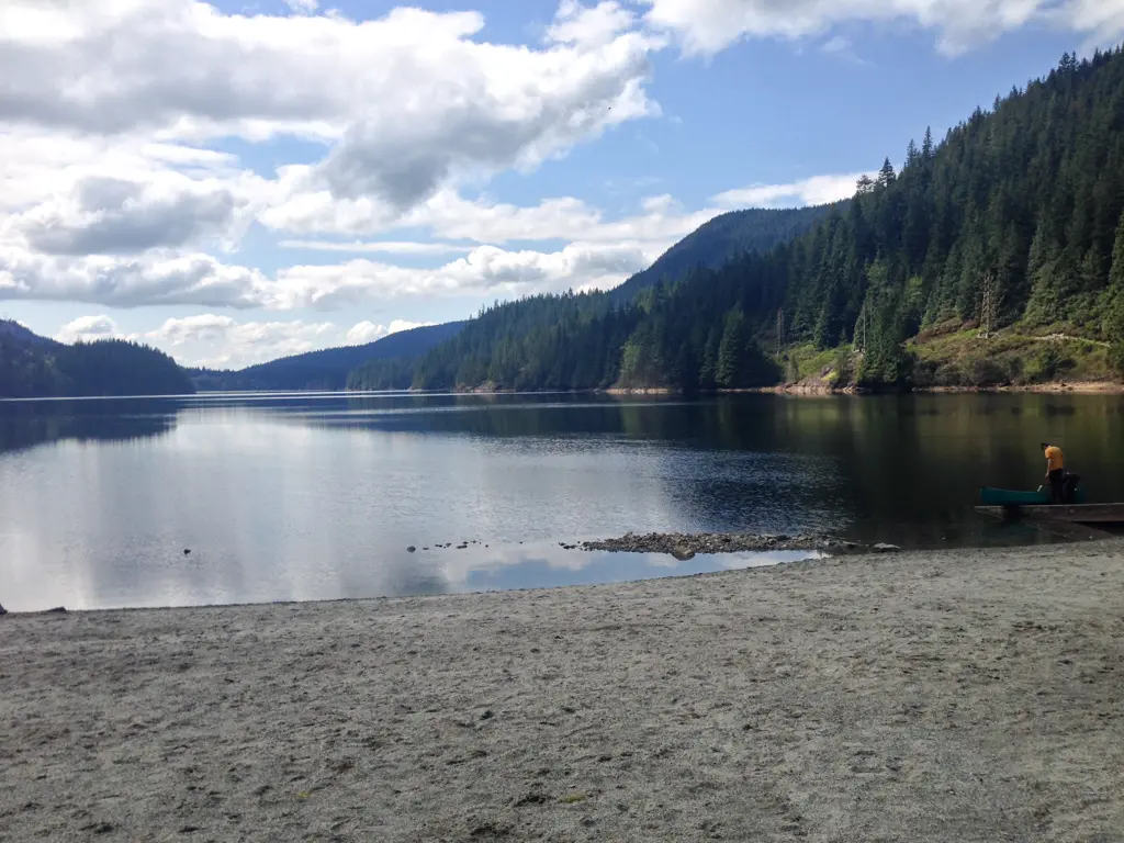 North Beach on Buntzen Lake near Vancouver