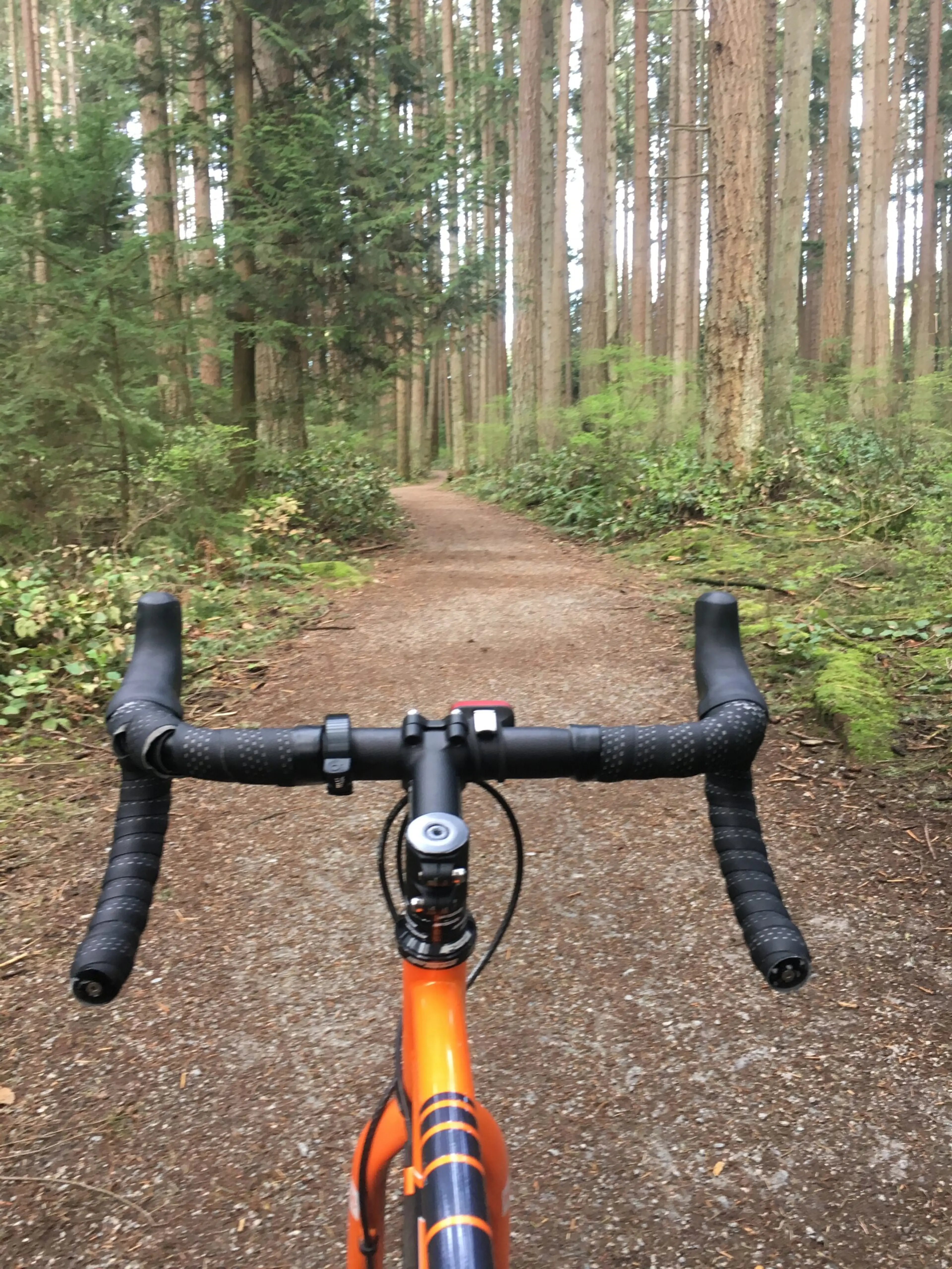 Biking the trails of Pacific Spirit Park