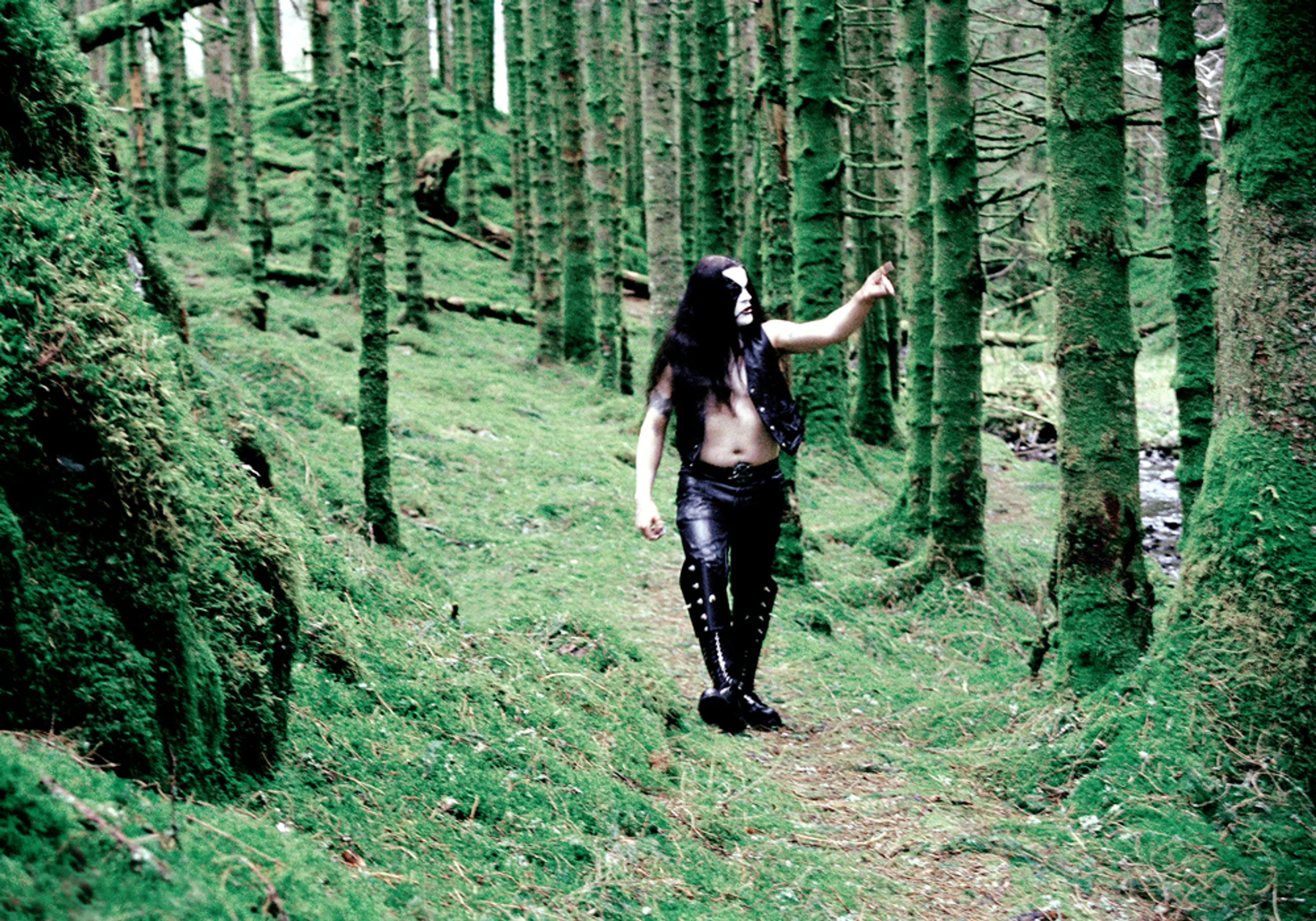 Black Metal Art Installation