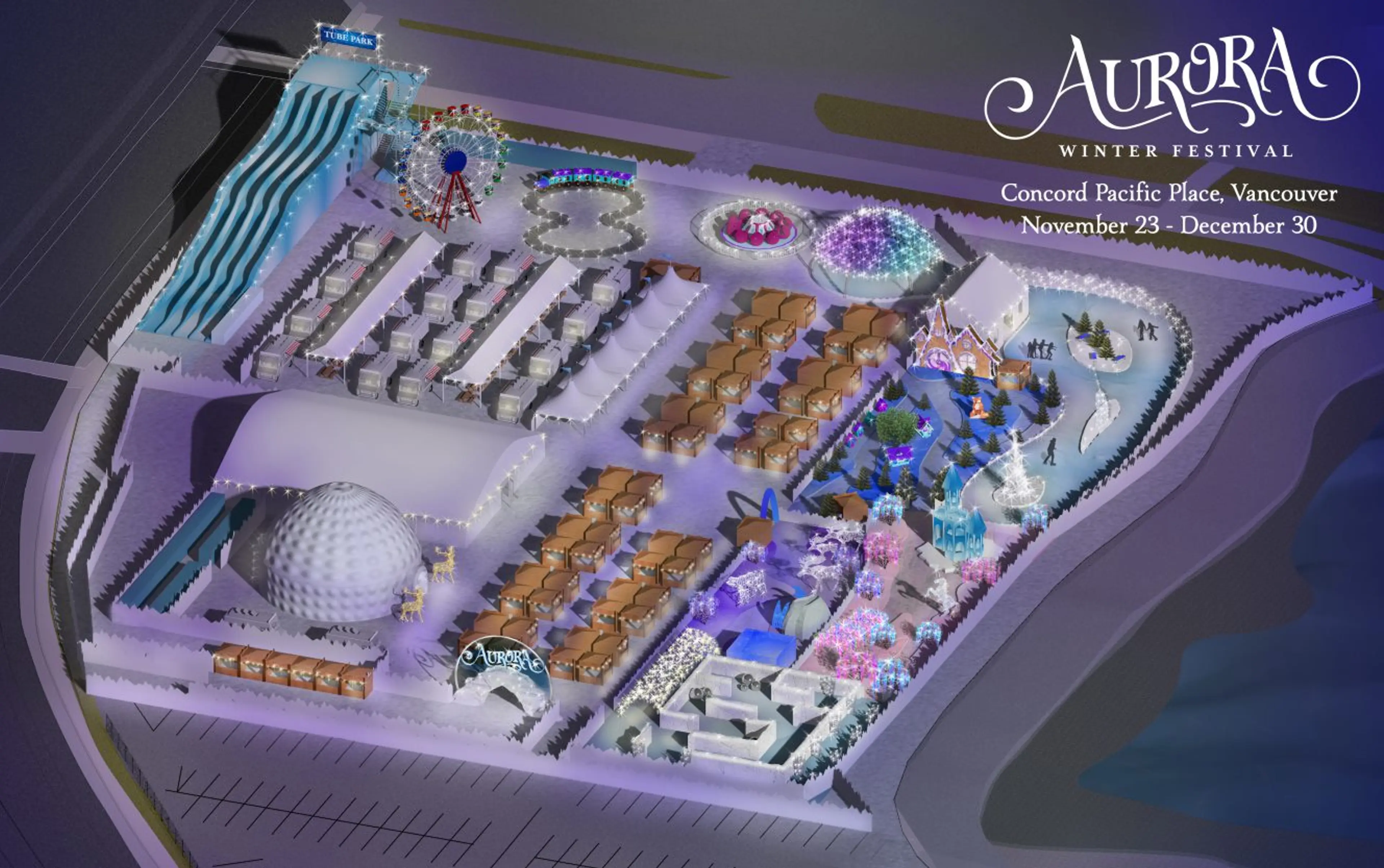 The Aurora Winter Festival, a North Pole-inspired event, launches this Holiday Season!
