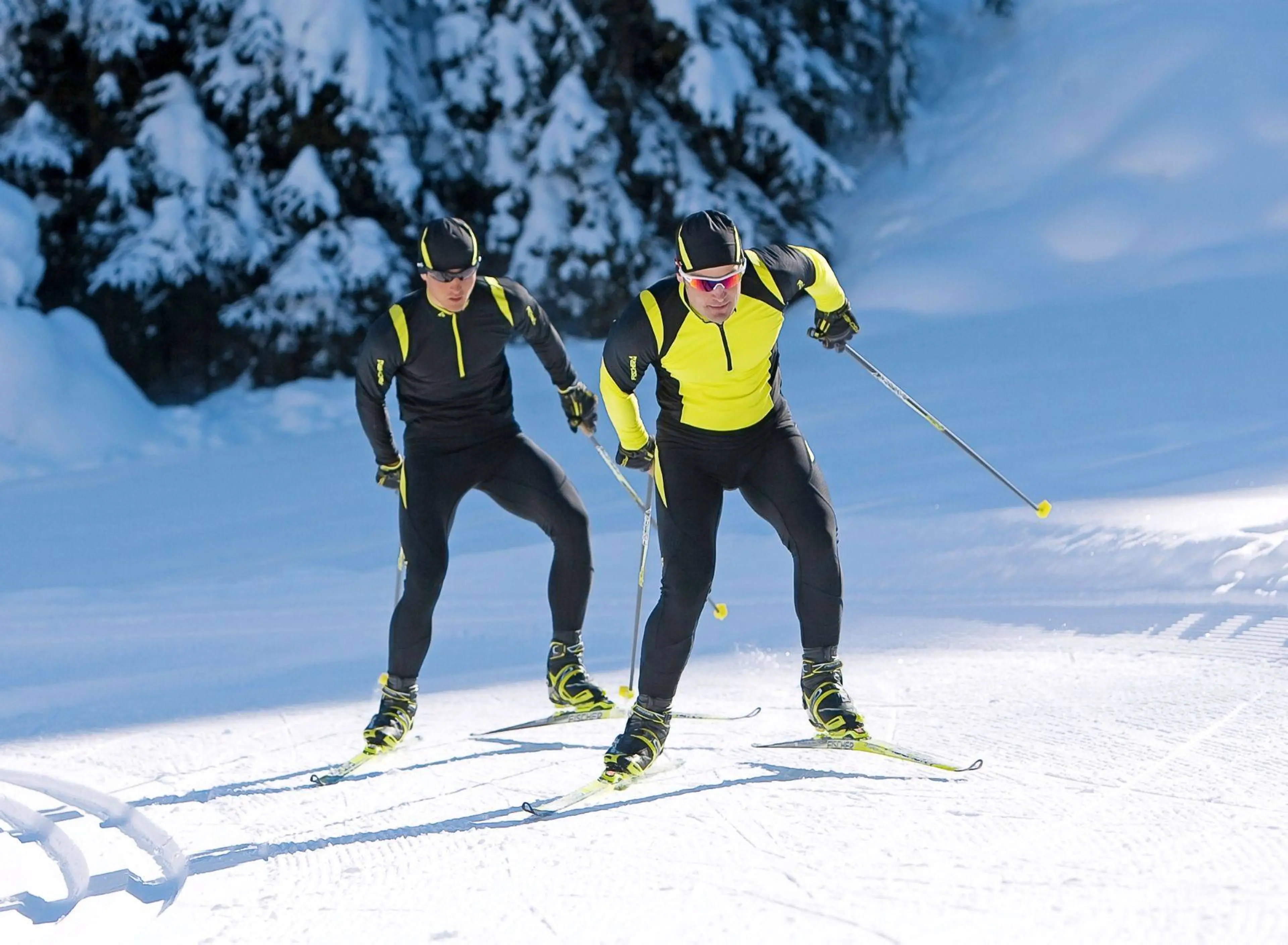 Cross country skiing at Cypress Mountain near Vancouver