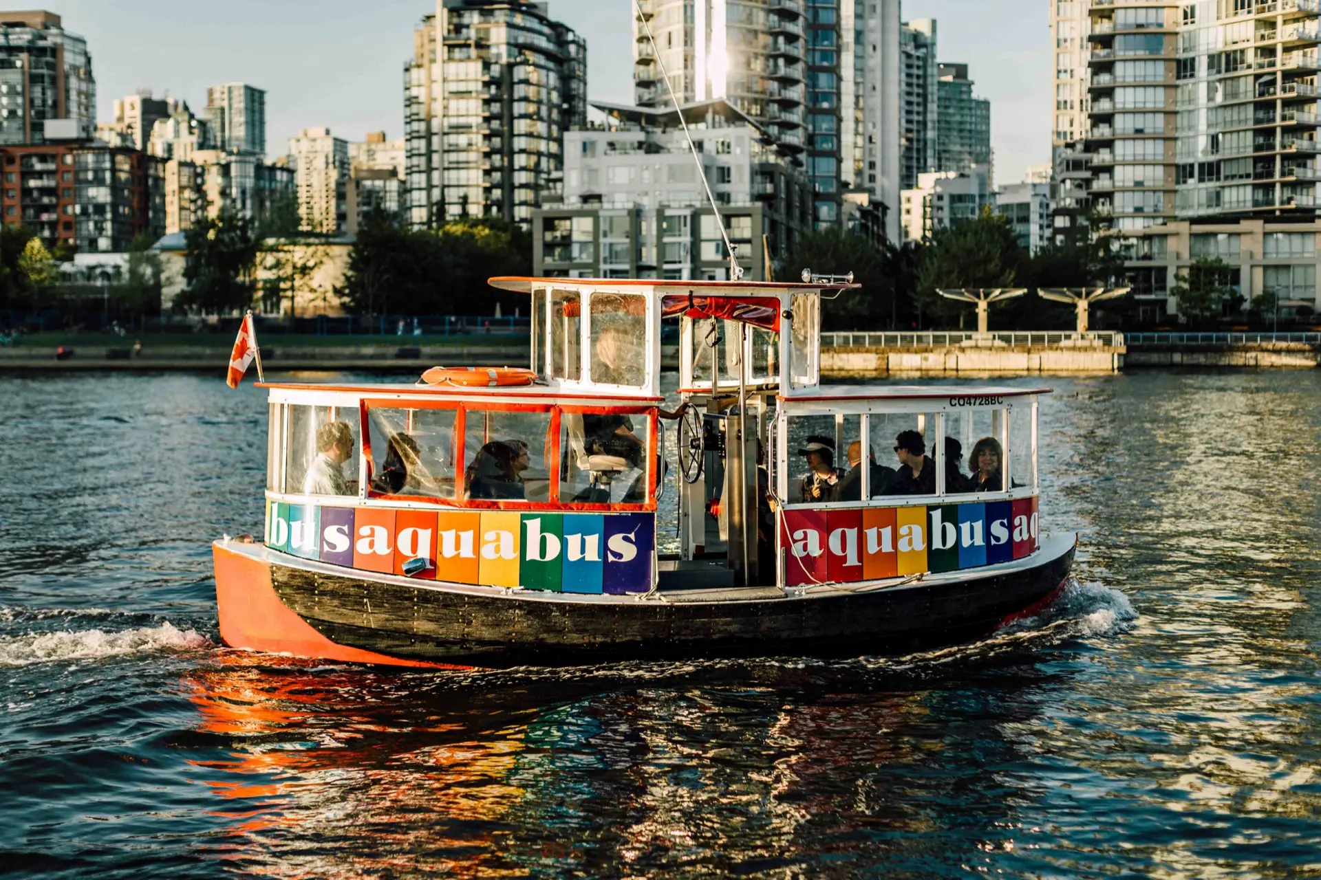 Water taxi or aquabus in Vancouver
