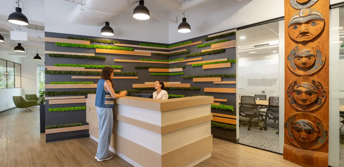 The four seasons — The story that inspired the carving
The Four Seasons totem pole was carved by Tim Paul, a Hesquiaht, Nuu-chah-nulth master carver from Esperanza Inlet on Vancouver Island.
“The pole is named for the four seasons, brought in by the elder sibling, the grandparent, The totem pole is our grandparent, it deals with our cultural teaching and family history. The elder sibling is bringing in the new season. On the pole you see each season represented; winter, spring, summer, and fall. At the winter equinox we prepare for a whole new year and a new harvesting season,” shares Tim.