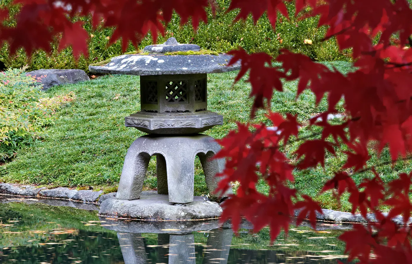 The NItobe Memorial GArden at the UBC Botanical Garden in Vancouver