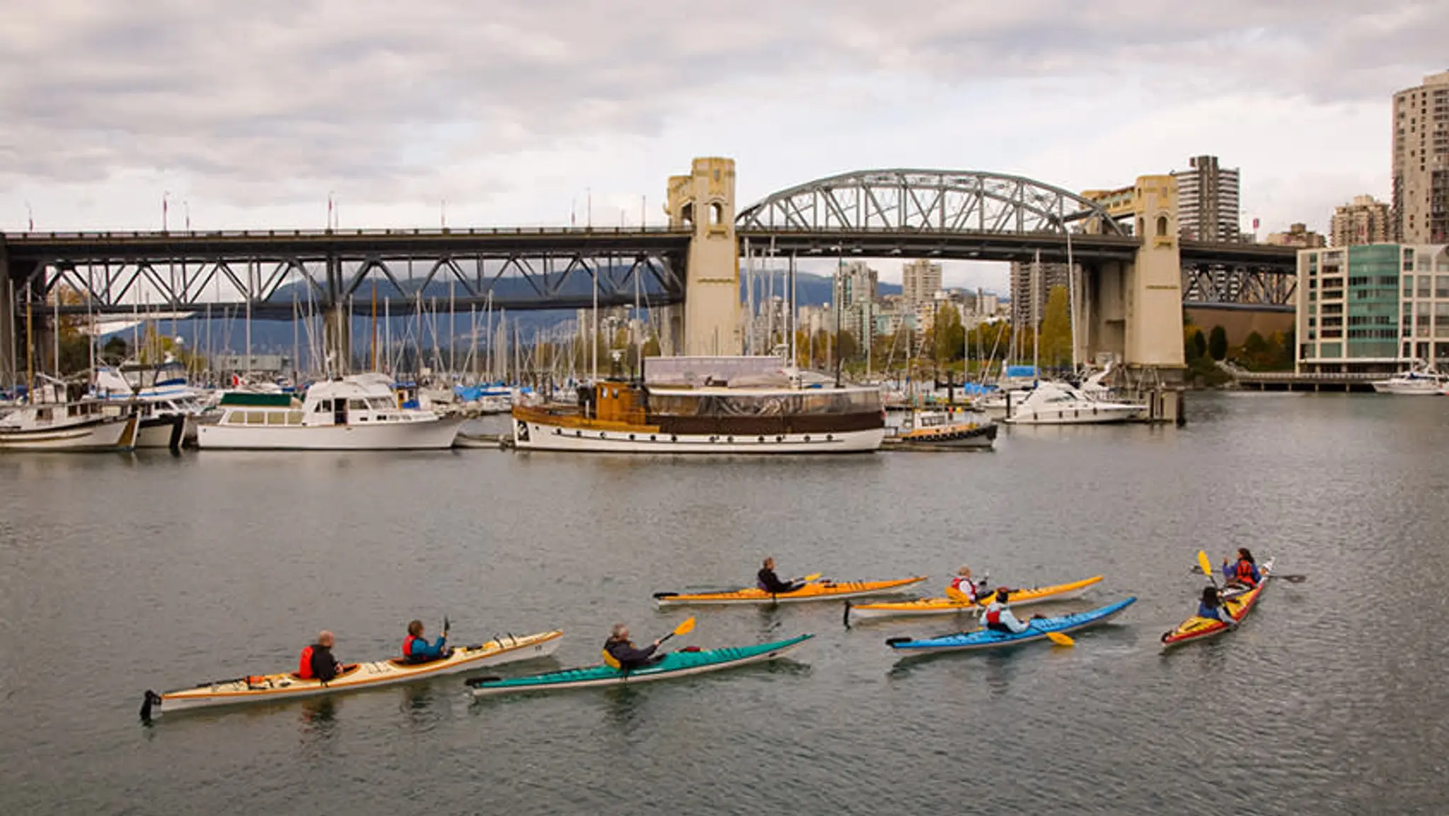 Kayaking False Creek