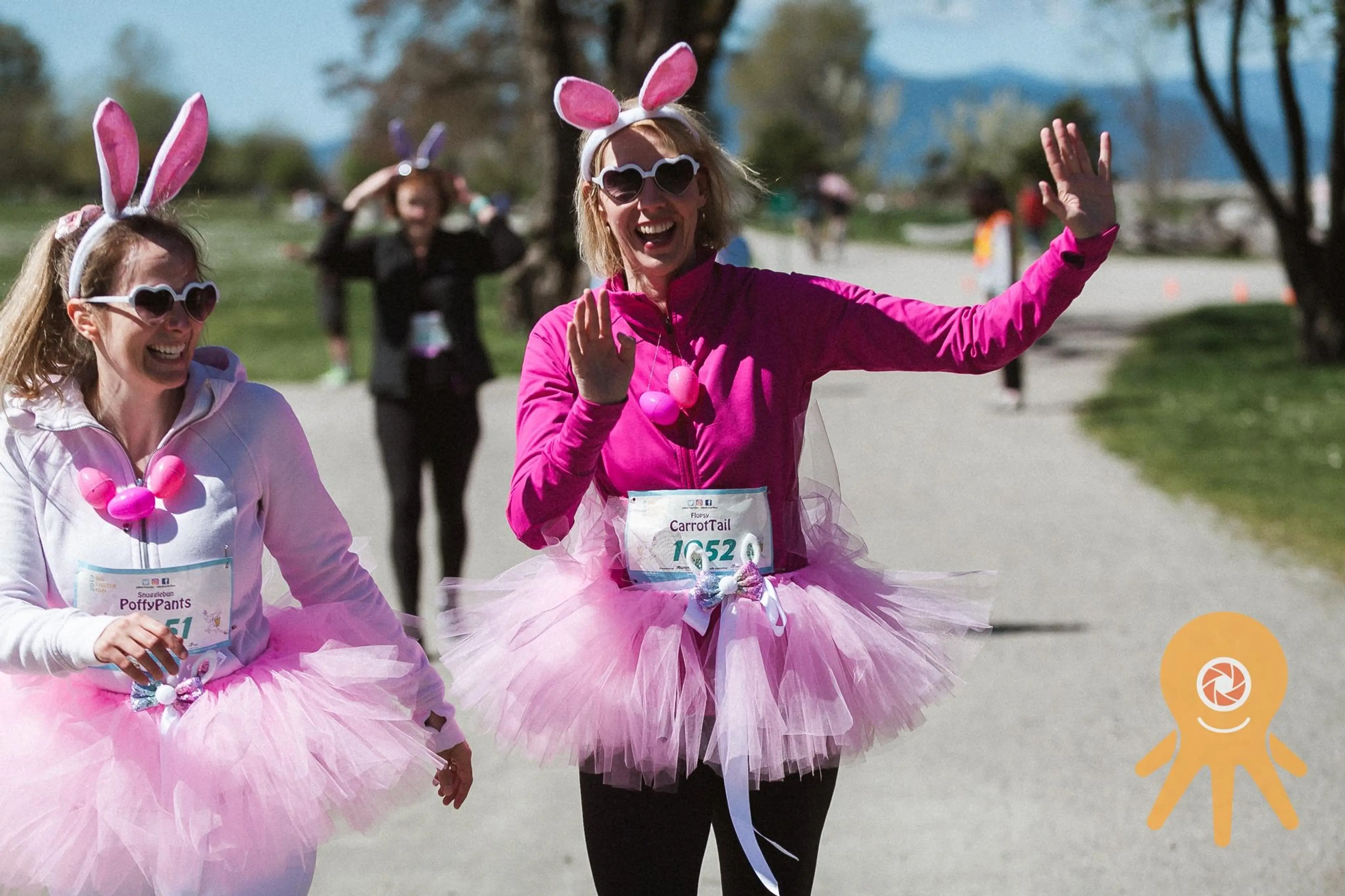 Costumed participants in the Big Easter Run in Vancouver