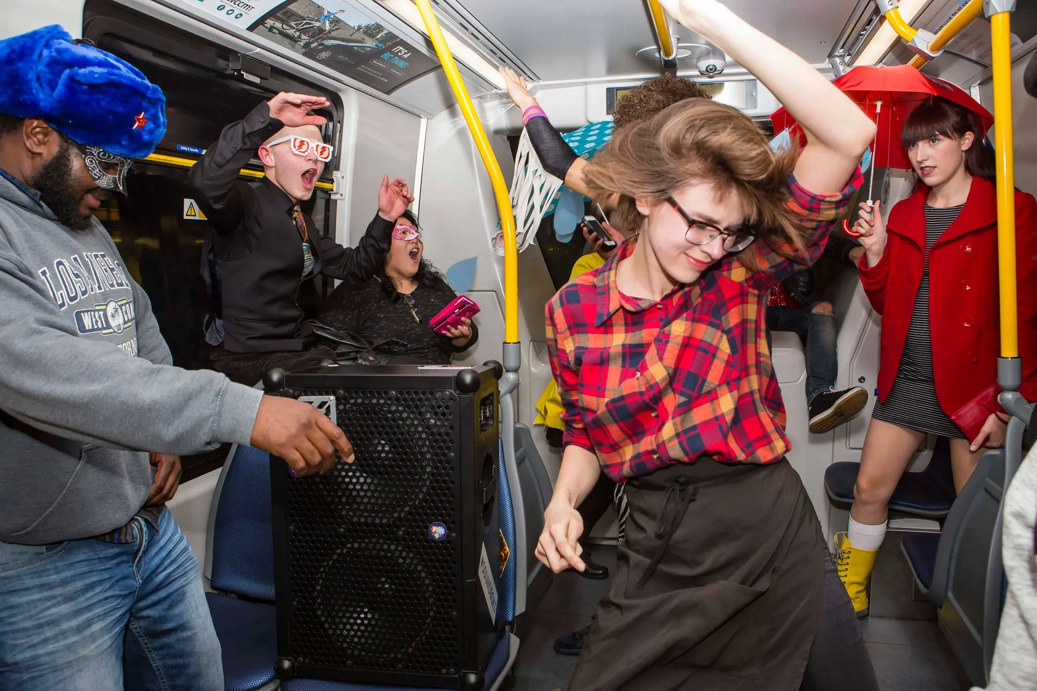 vancouver skytrain dance party 2018