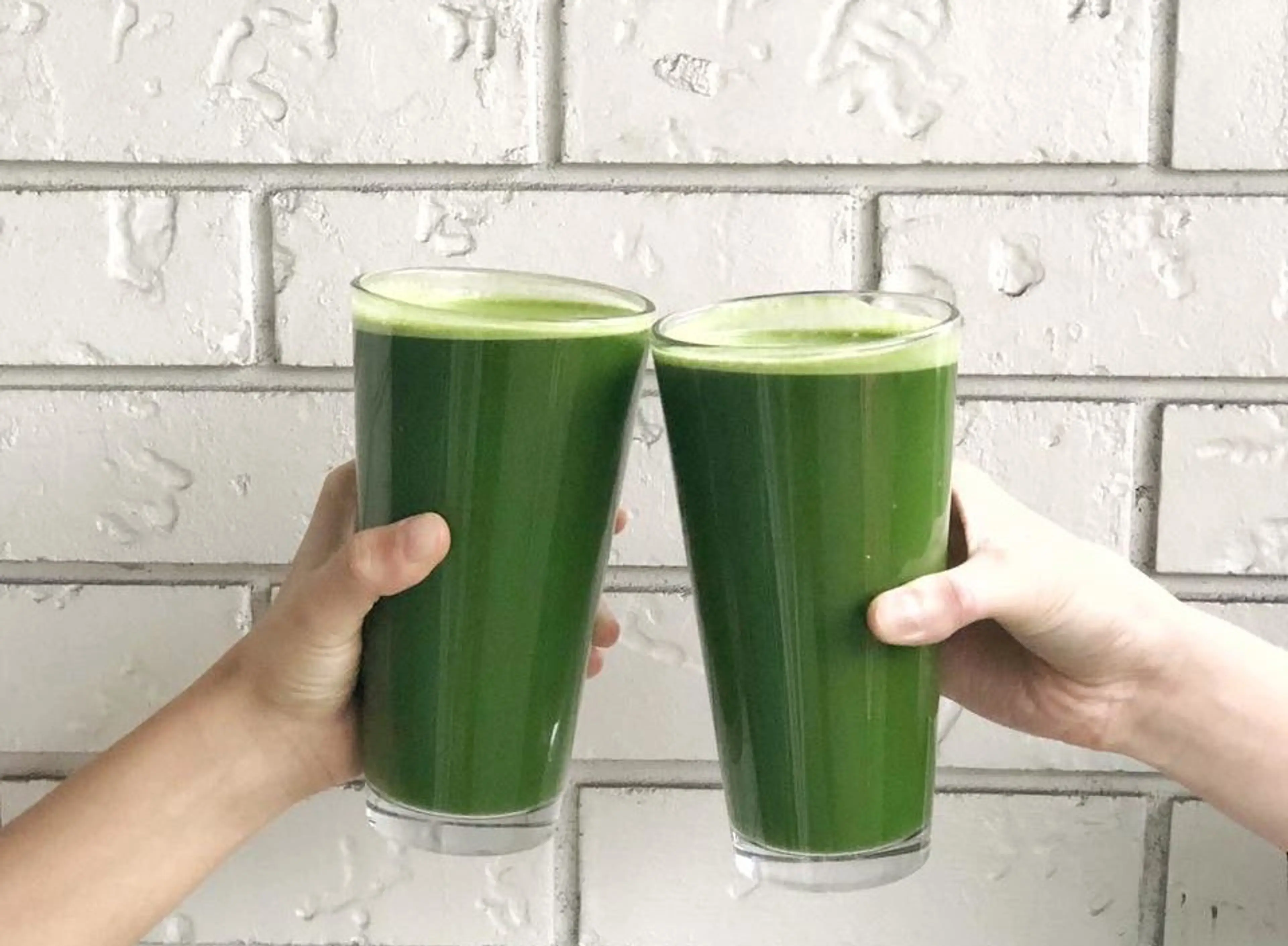 Green juice from Vancouver's the juice truck 