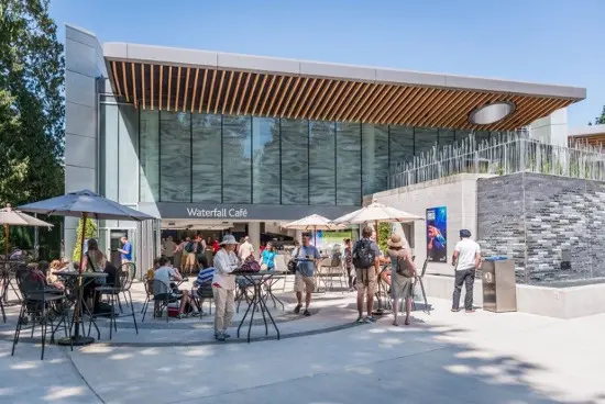 Waterfall Café at the Vancouver Aquarium