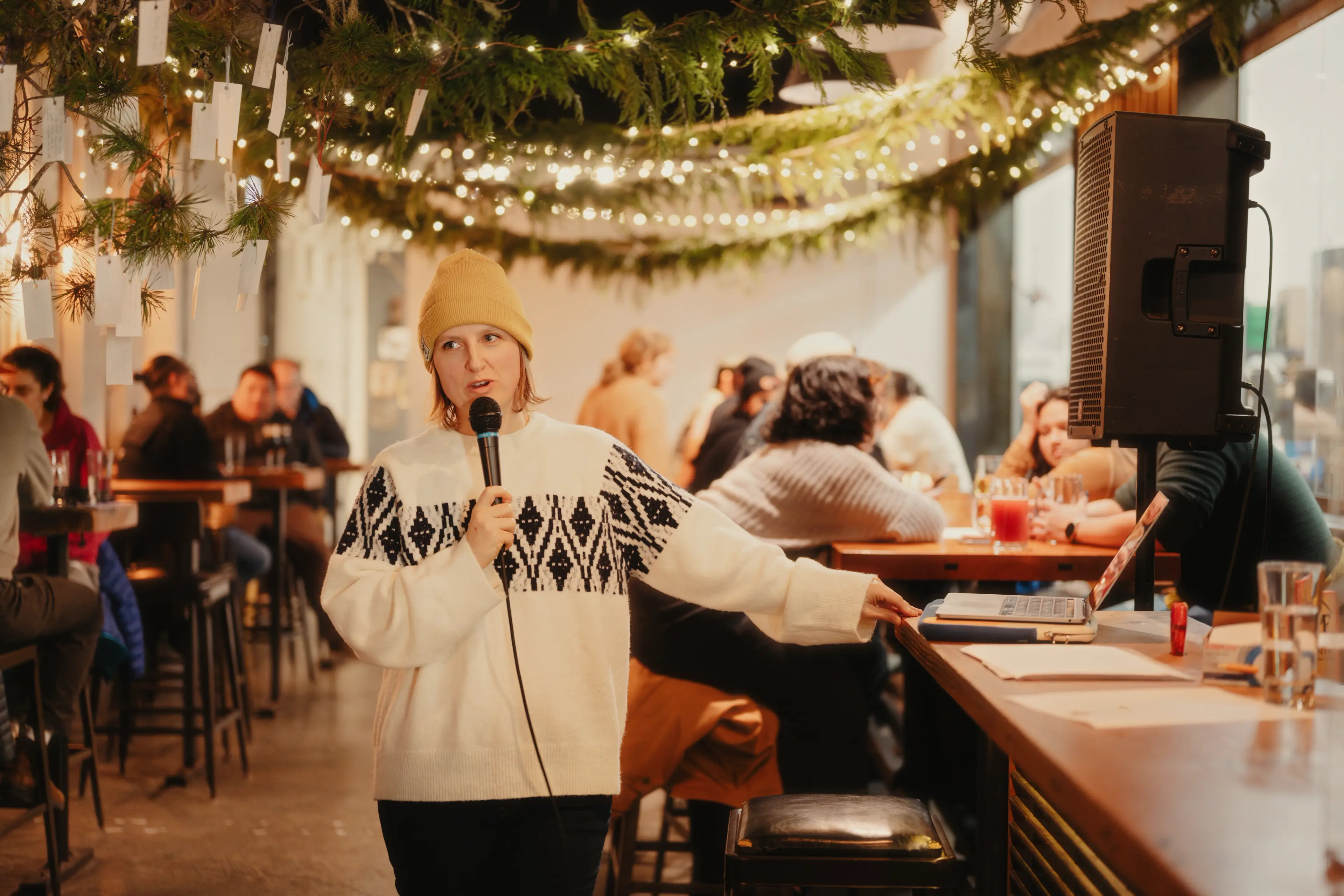 Trivia night at Strange Fellows Brewing in Vancouver.