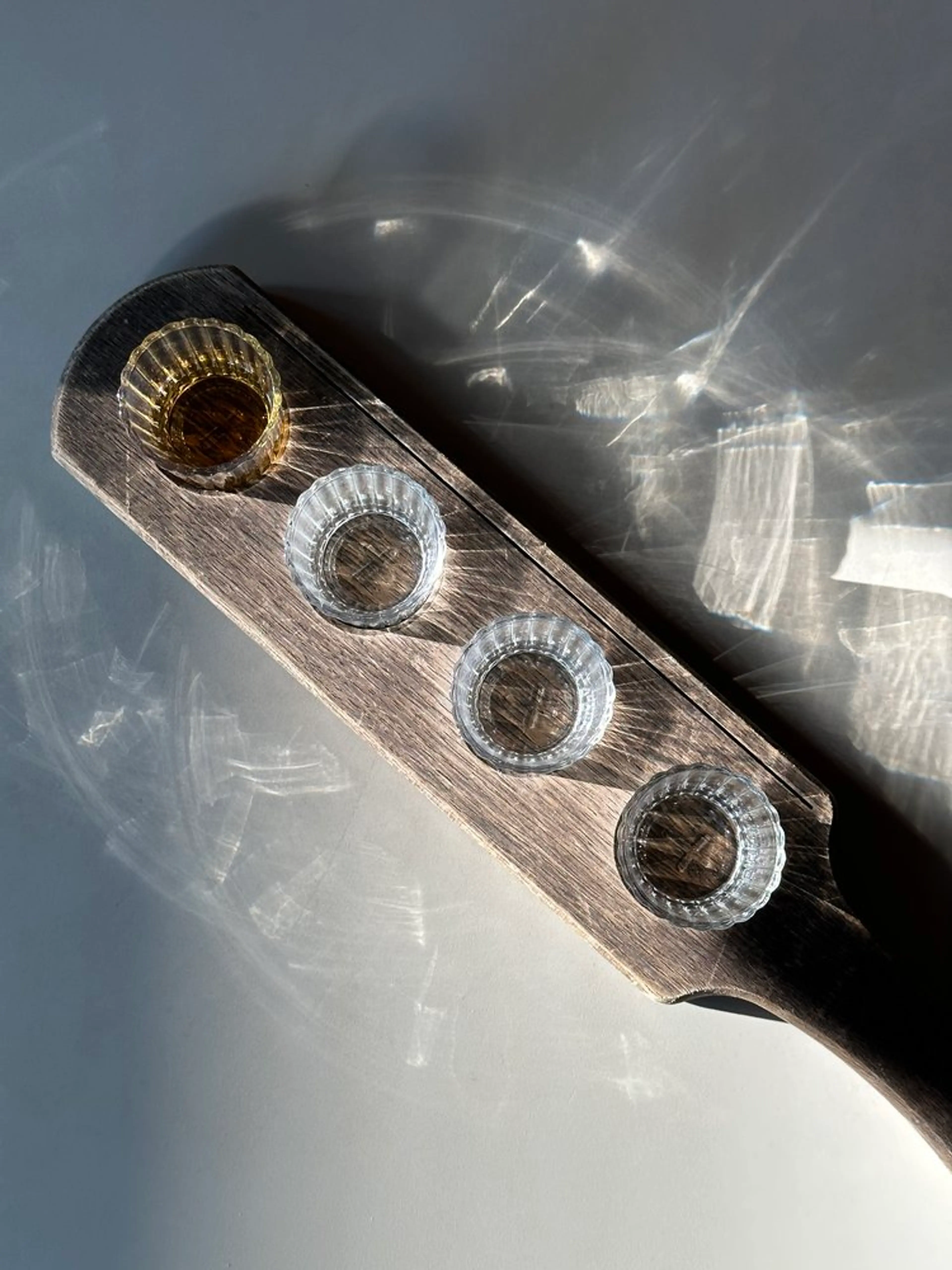 A flight of tequila at the Vancouver Tequila and Agave Festival.