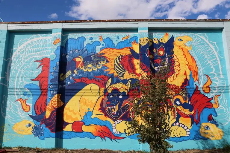 Mural by Paige Bowman, @birdfingers