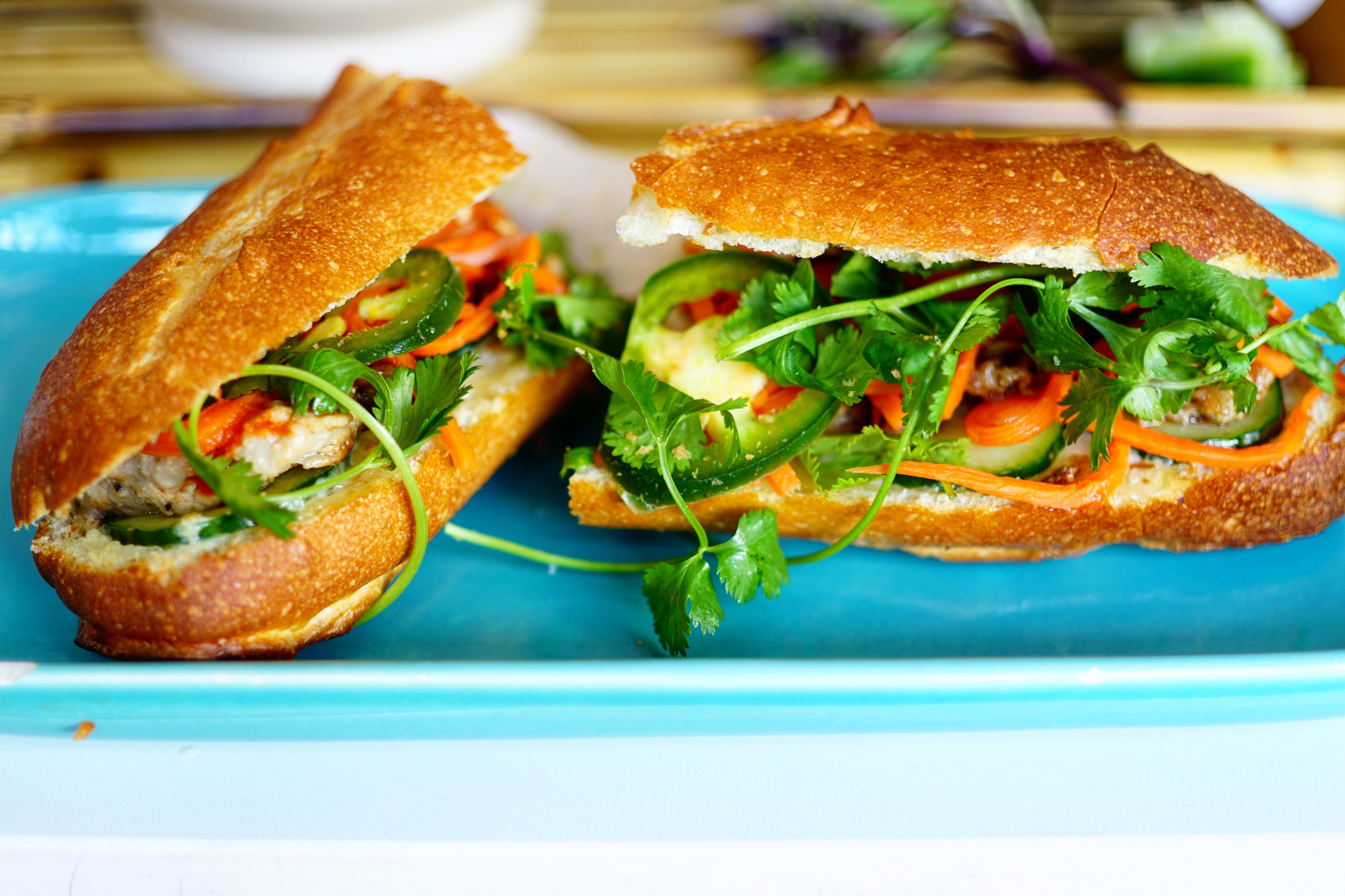 Lemongrass Chicken Banh Mi