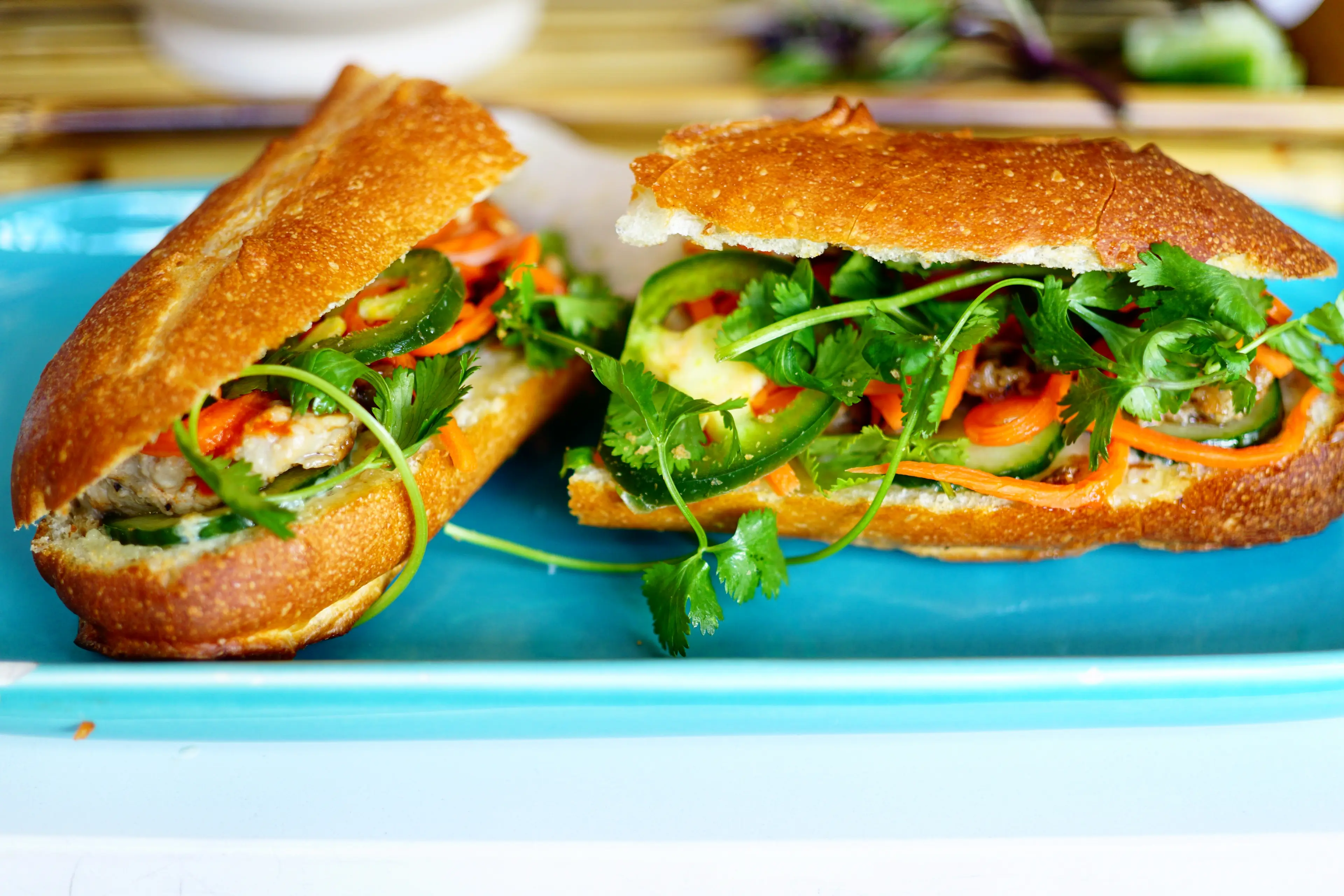 Lemongrass Chicken Banh Mi