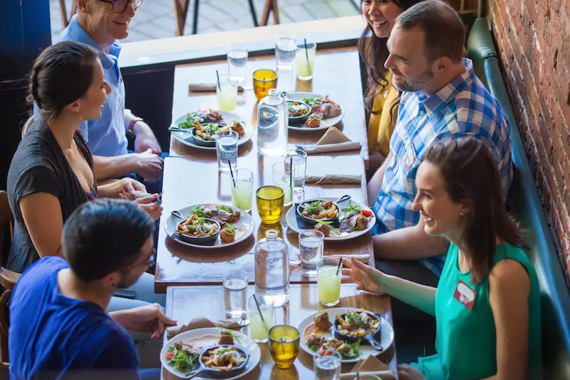 Participants enjoy the Gastronomic Gastown Tour