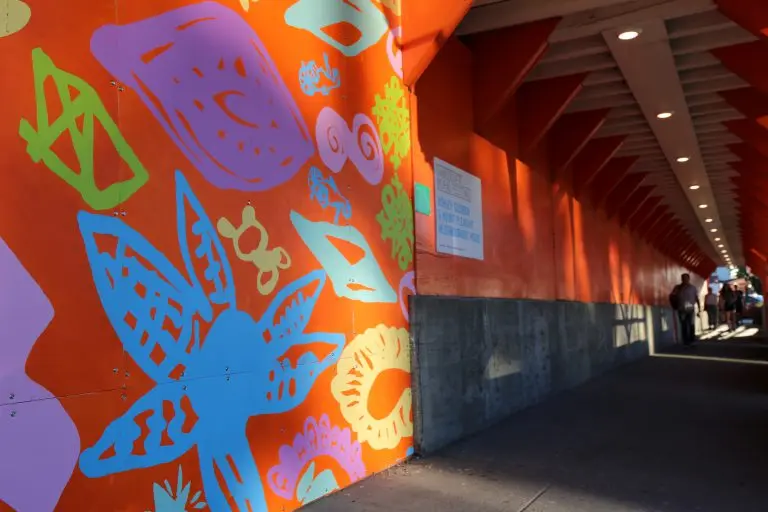 Mural by Ashley Guindon and Mount Pleasant Neighbourhood House