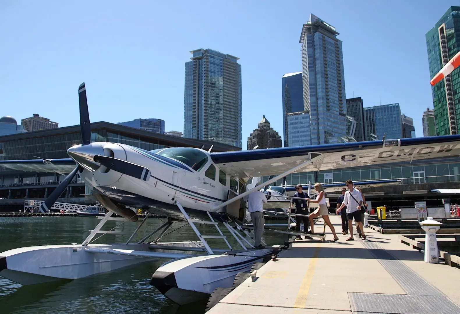 Seair Seaplanes Boarding Aircraft