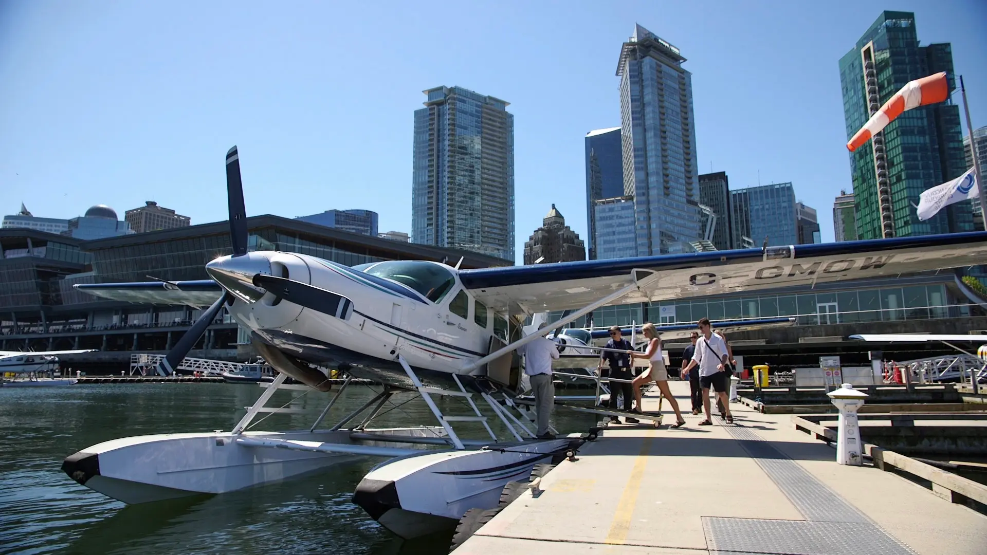 Seair Seaplanes Boarding Aircraft