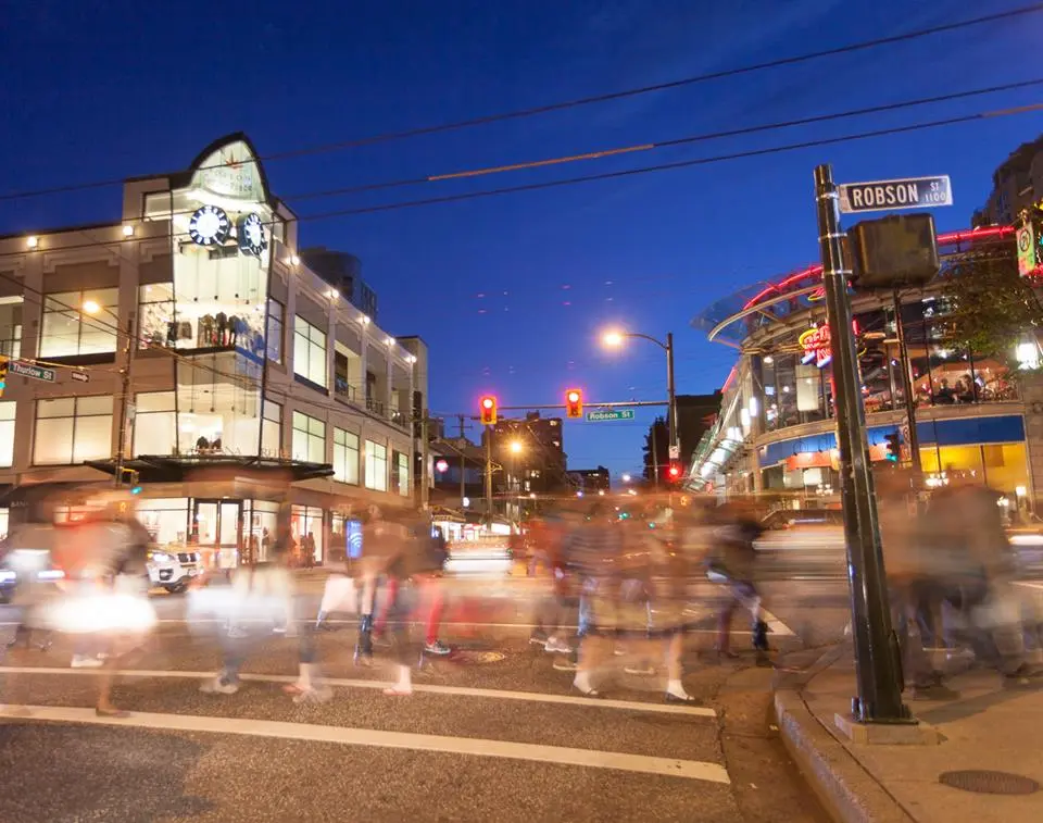 robson street vancouver