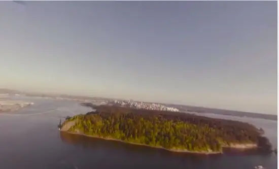 360 Degree Views of Vancouver from a Helicopter