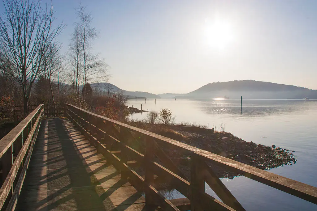 Bridge at Maplewood Flats in North Vancouver