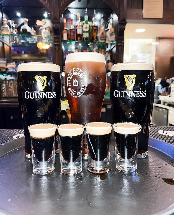 Beer at Johnnie Fox's in Vancouver