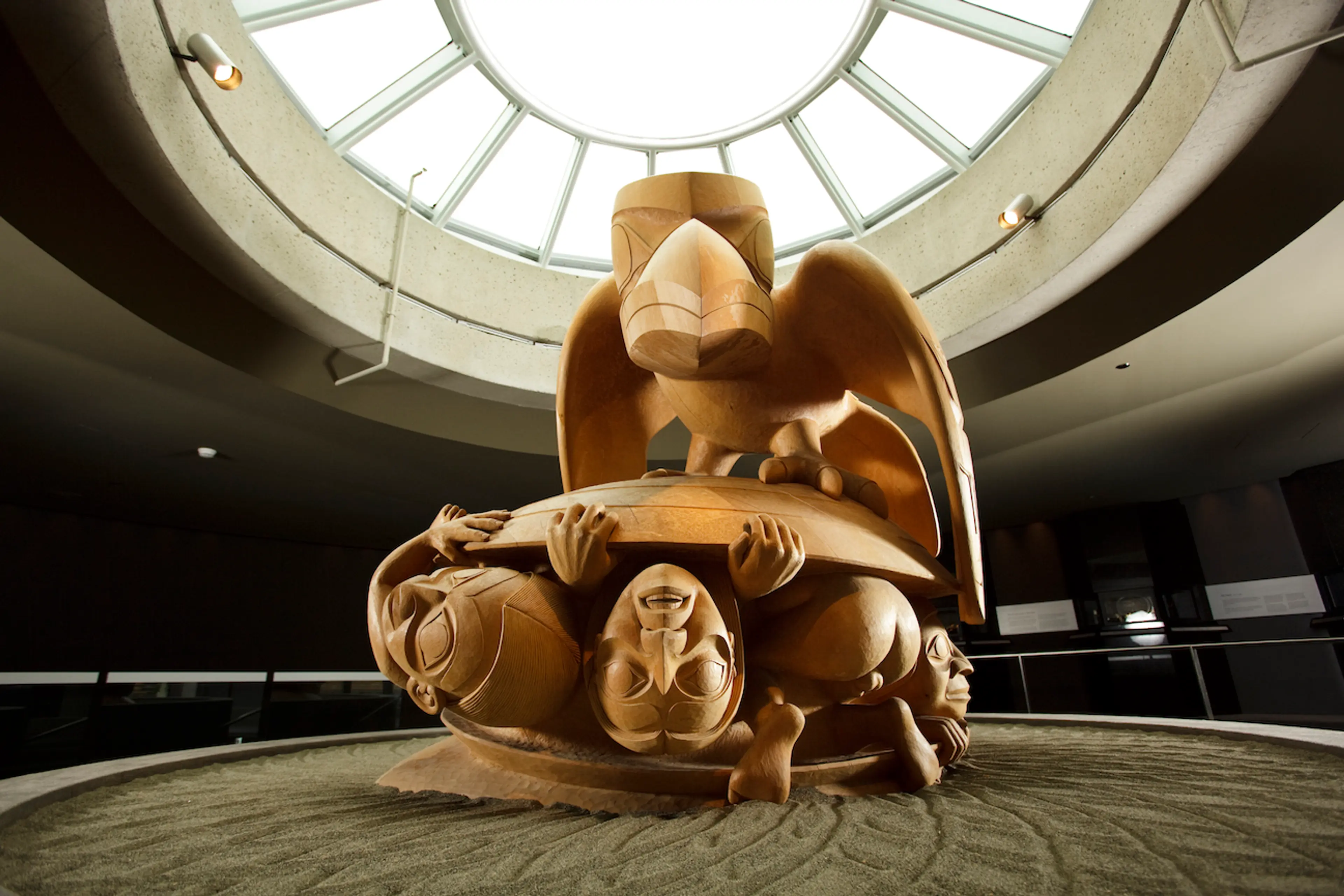 Bill Reid sculpture at the Museum of Anthropology in Vancouver