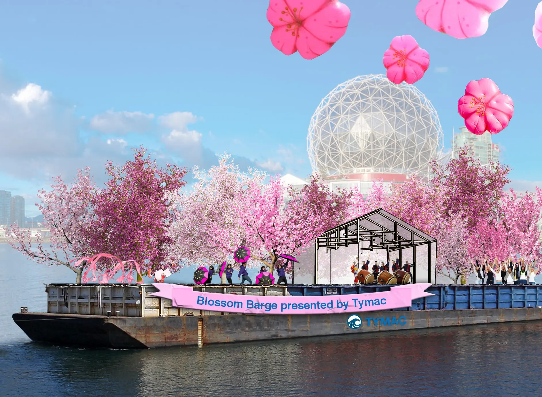 Blossom Barge coming to Vancouver this April