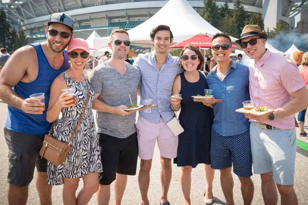 A group having fun at Brewery and the Beast