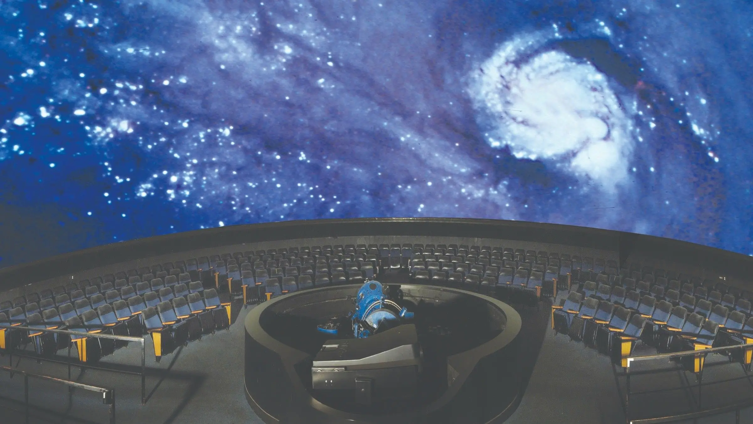 Image of the theatre at H.R. MacMillan Space Centre as part of Sparks Fly: A STEAM Listening Party