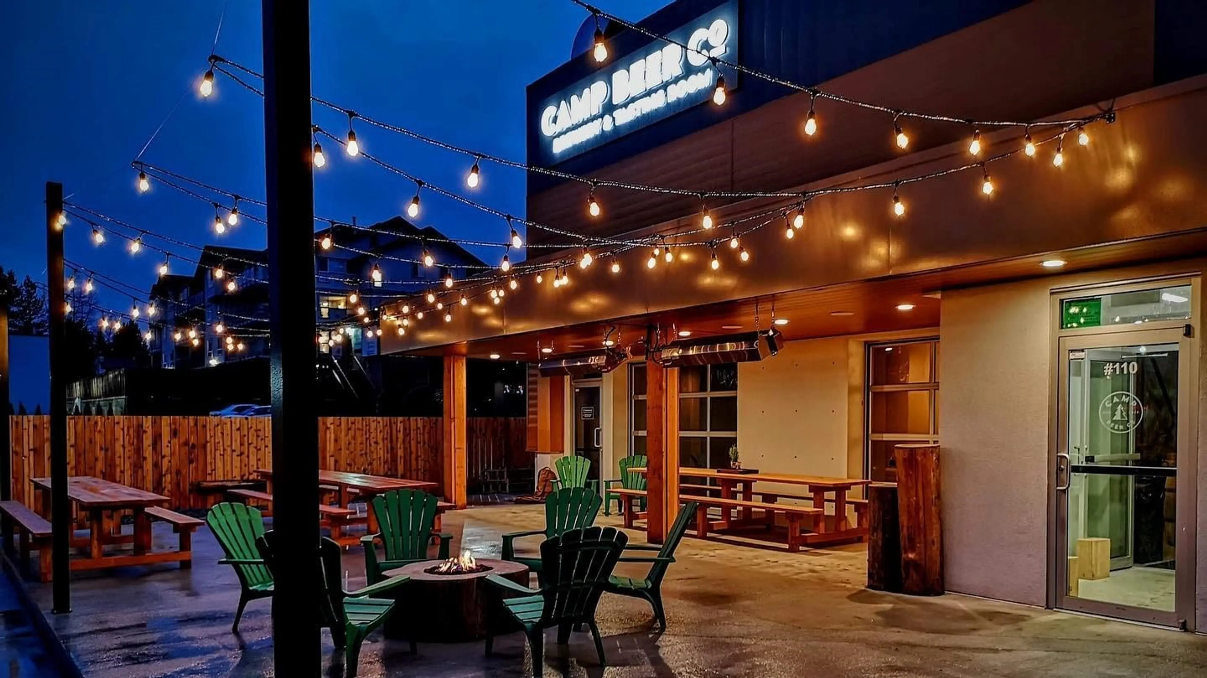 Exterior of Camp Beer Co. in Langley