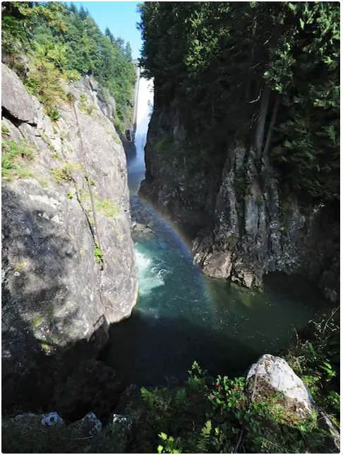 Second Canyon viewpoint in Capilano River Regional Park