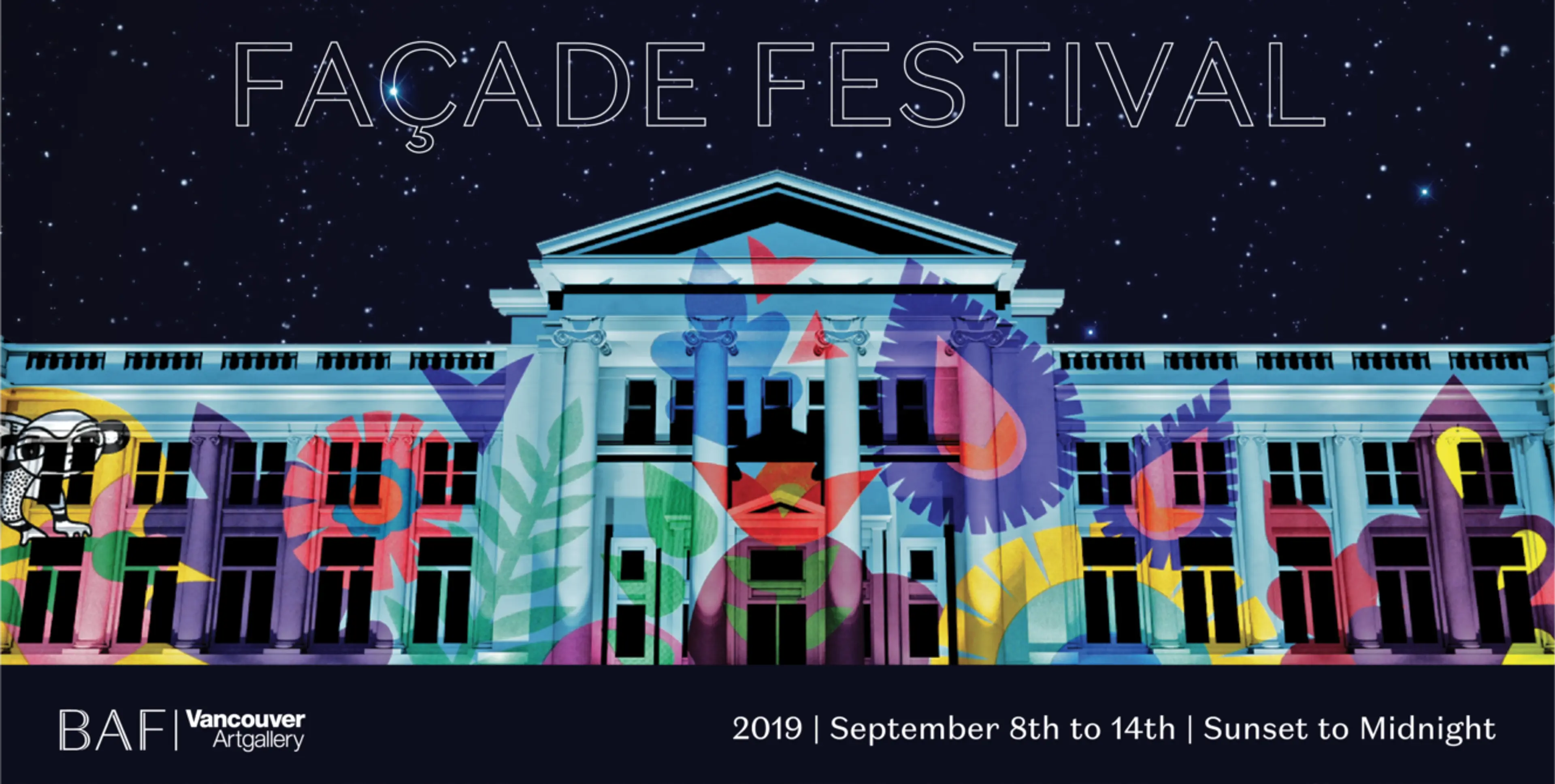 Façade Festival to Illuminate Vancouver Art Gallery in September