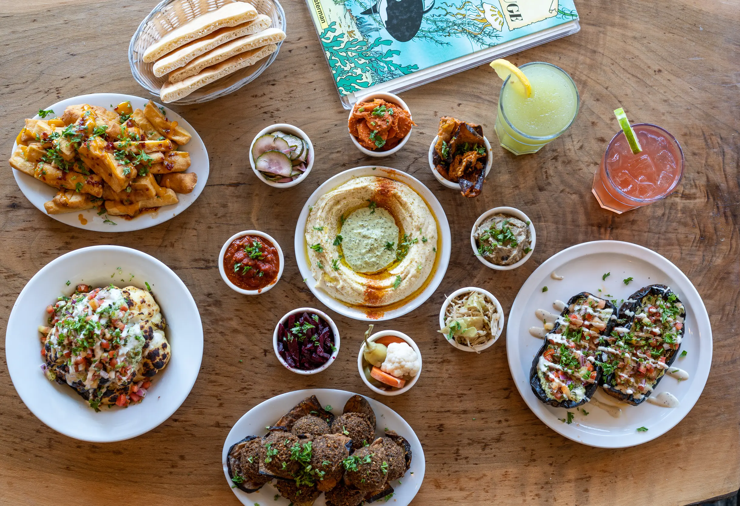 Falafel, Hazil Baladi and Cauliflower of Life Hafla