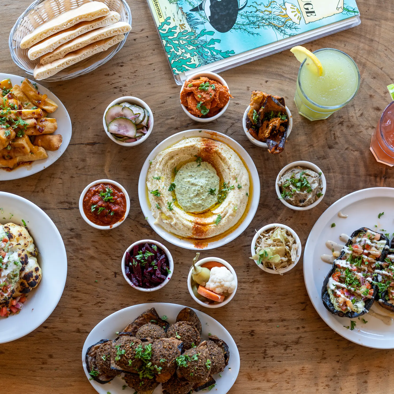 Falafel, Hazil Baladi and Cauliflower of Life Hafla