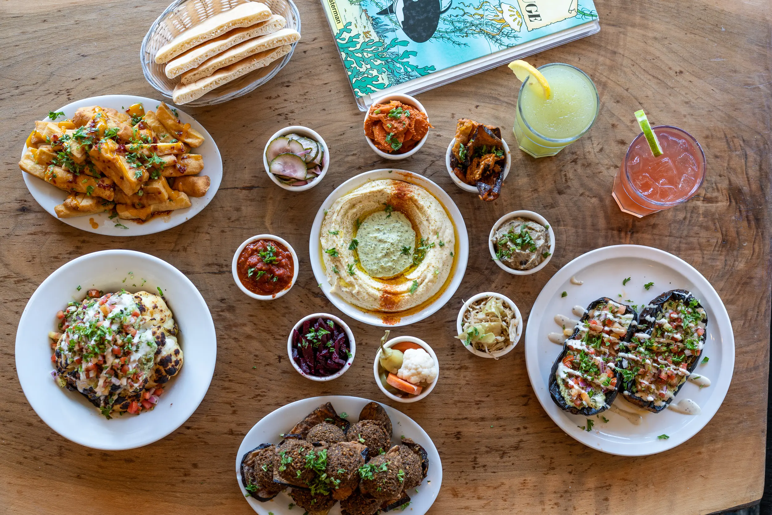 Falafel, Hazil Baladi and Cauliflower of Life Hafla