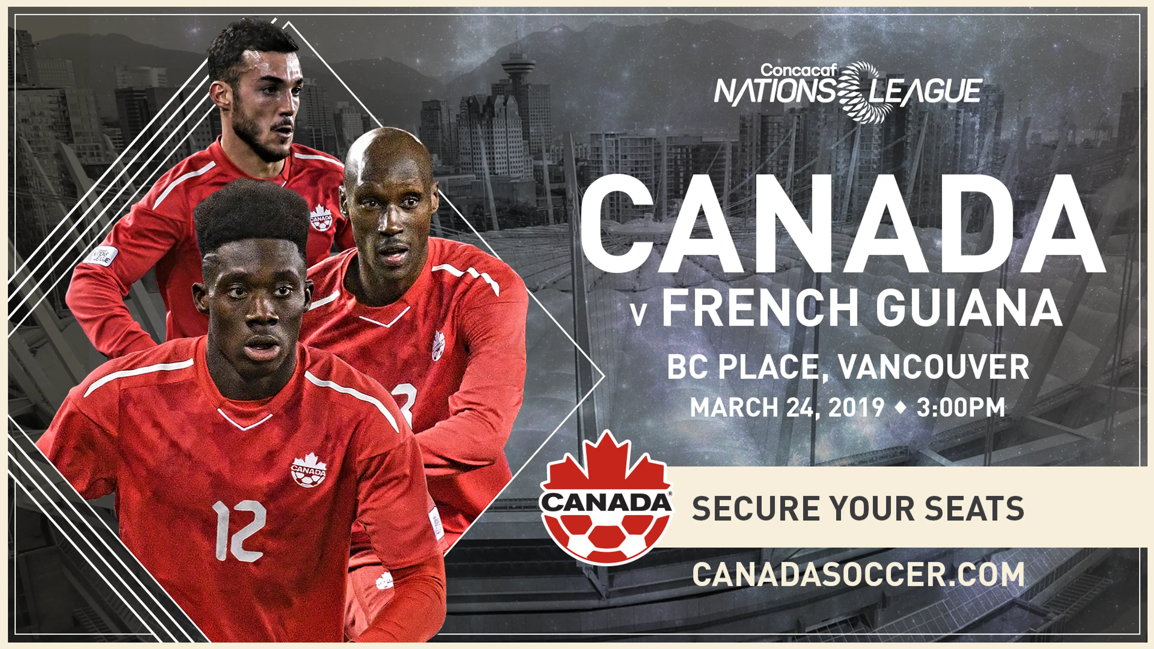 Ticket Giveaway – Canada Soccer Versus French Guiana