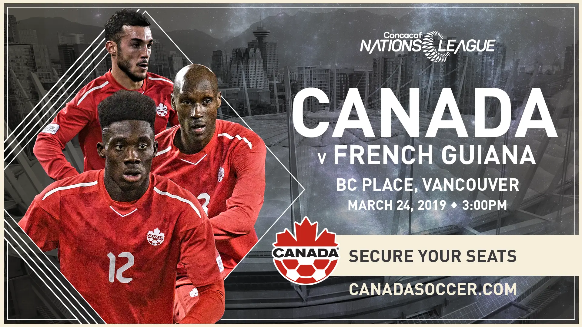 Ticket Giveaway – Canada Soccer Versus French Guiana