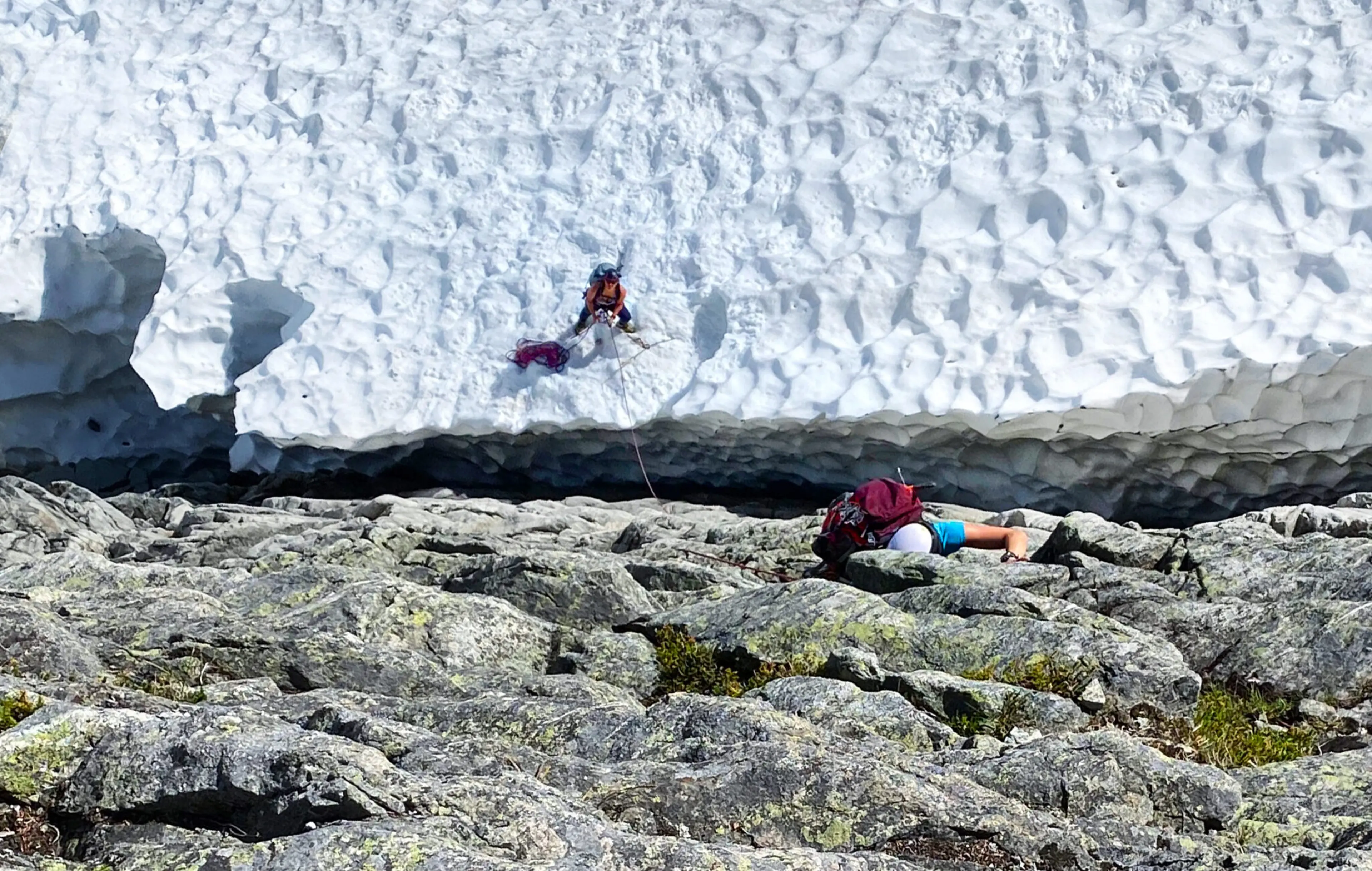 Ally Gandy climbing Mount Tricouni in Squamish