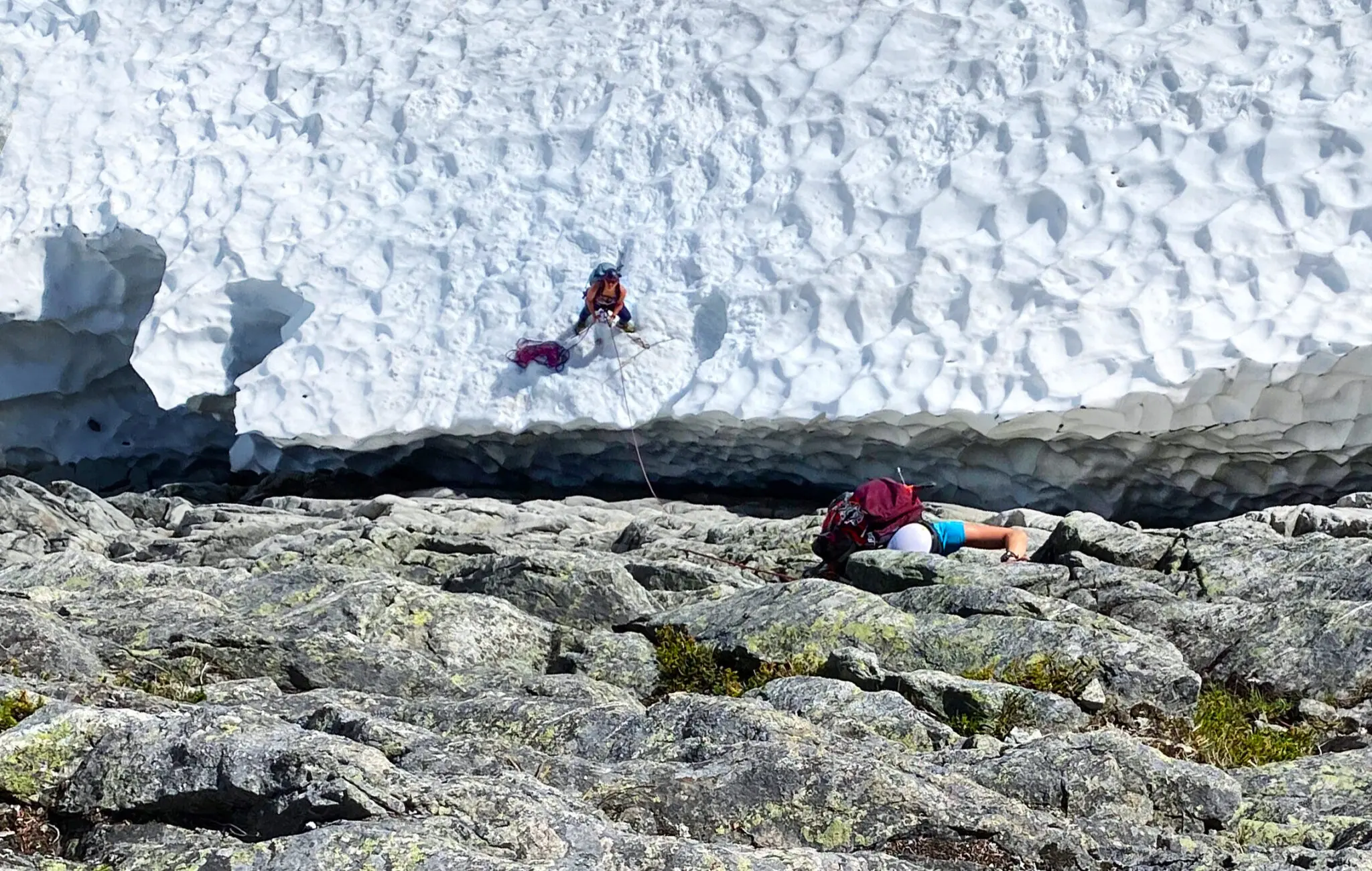 Ally Gandy climbing Mount Tricouni in Squamish