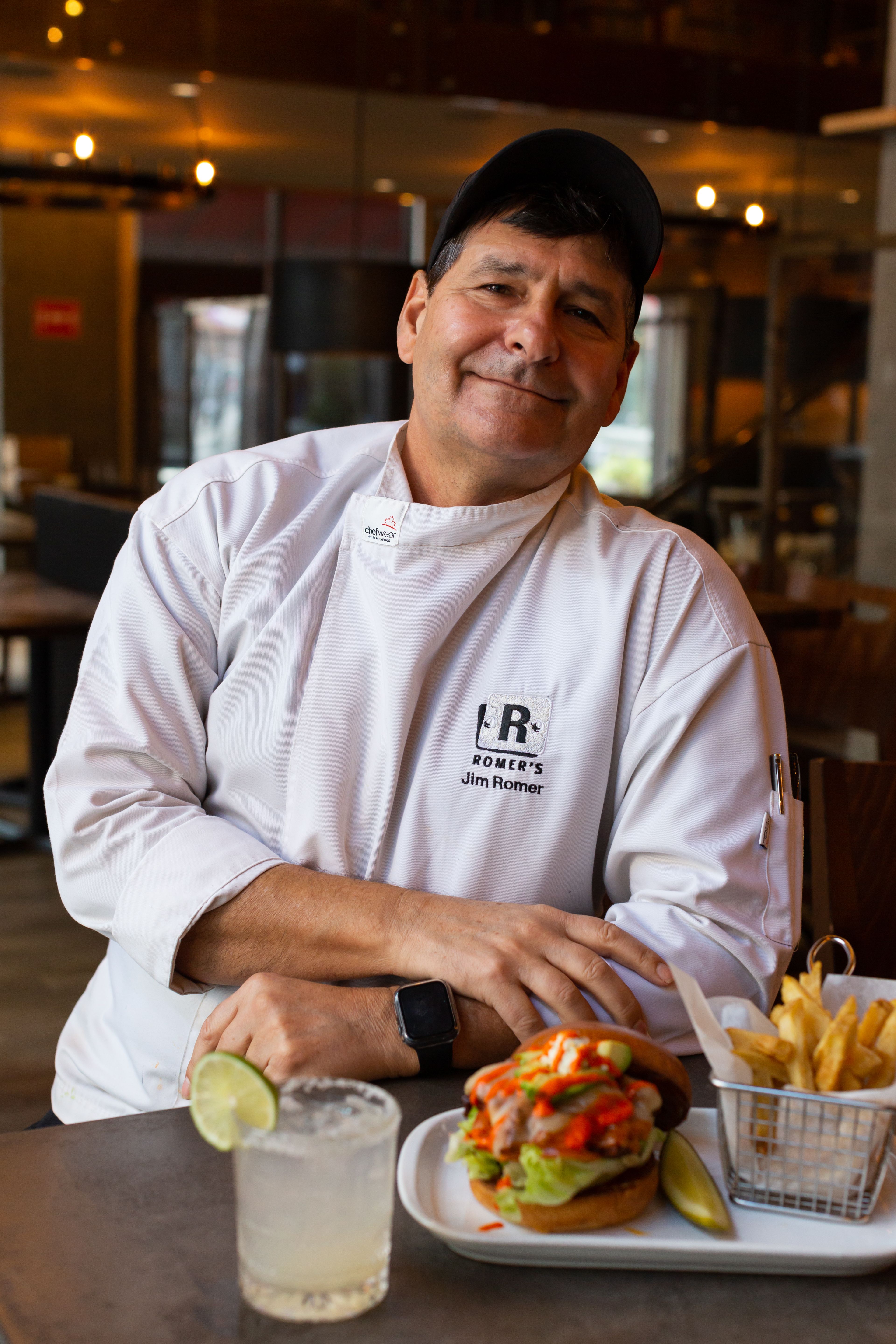 Jimmy and one of his creations